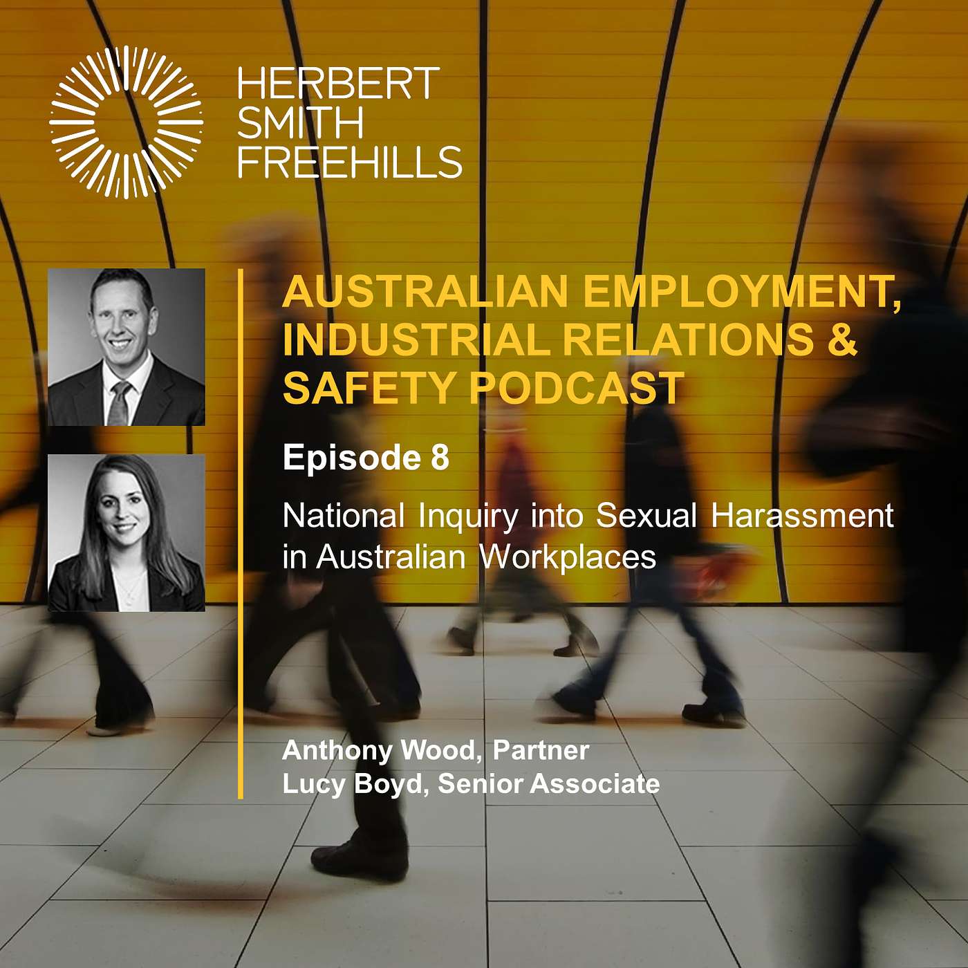 Australian EIRS Podcast EP8: National Inquiry into Sexual Harassment in Australian Workplaces episode artwork