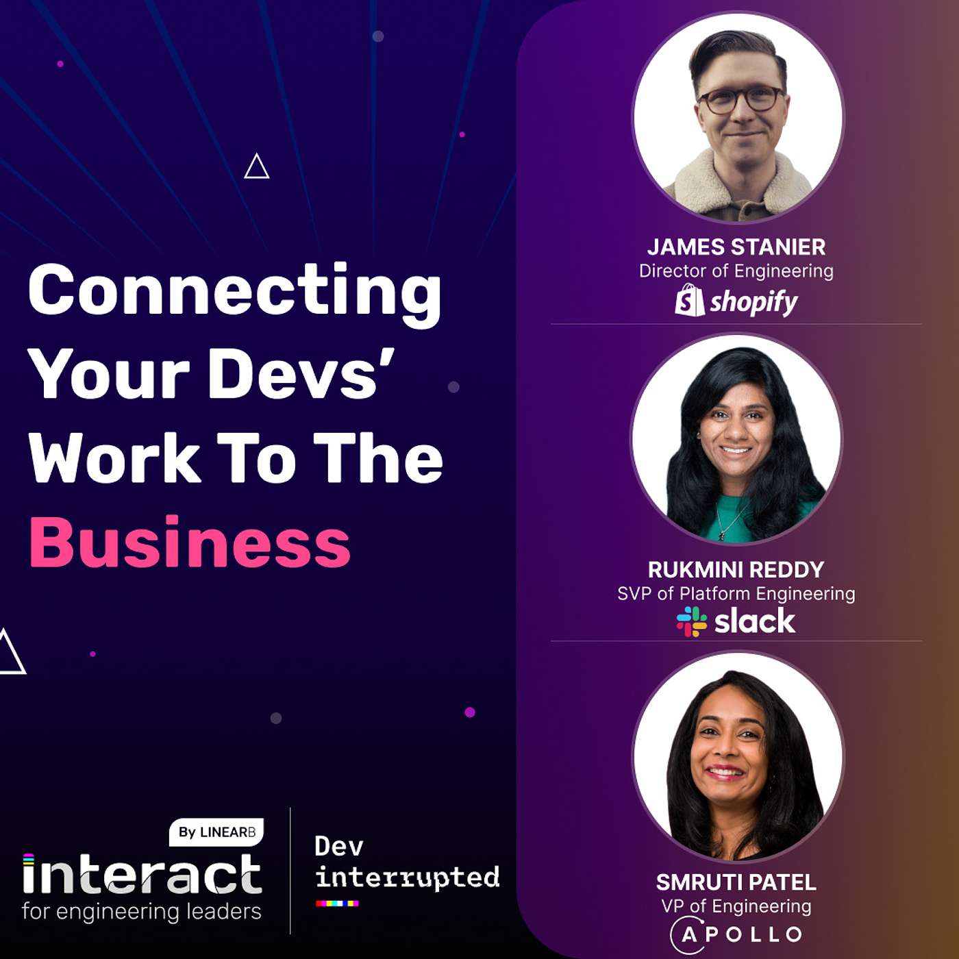 Connecting Your Devs' Work to the Business | A Conversation with Shopify, Slack & Stripe