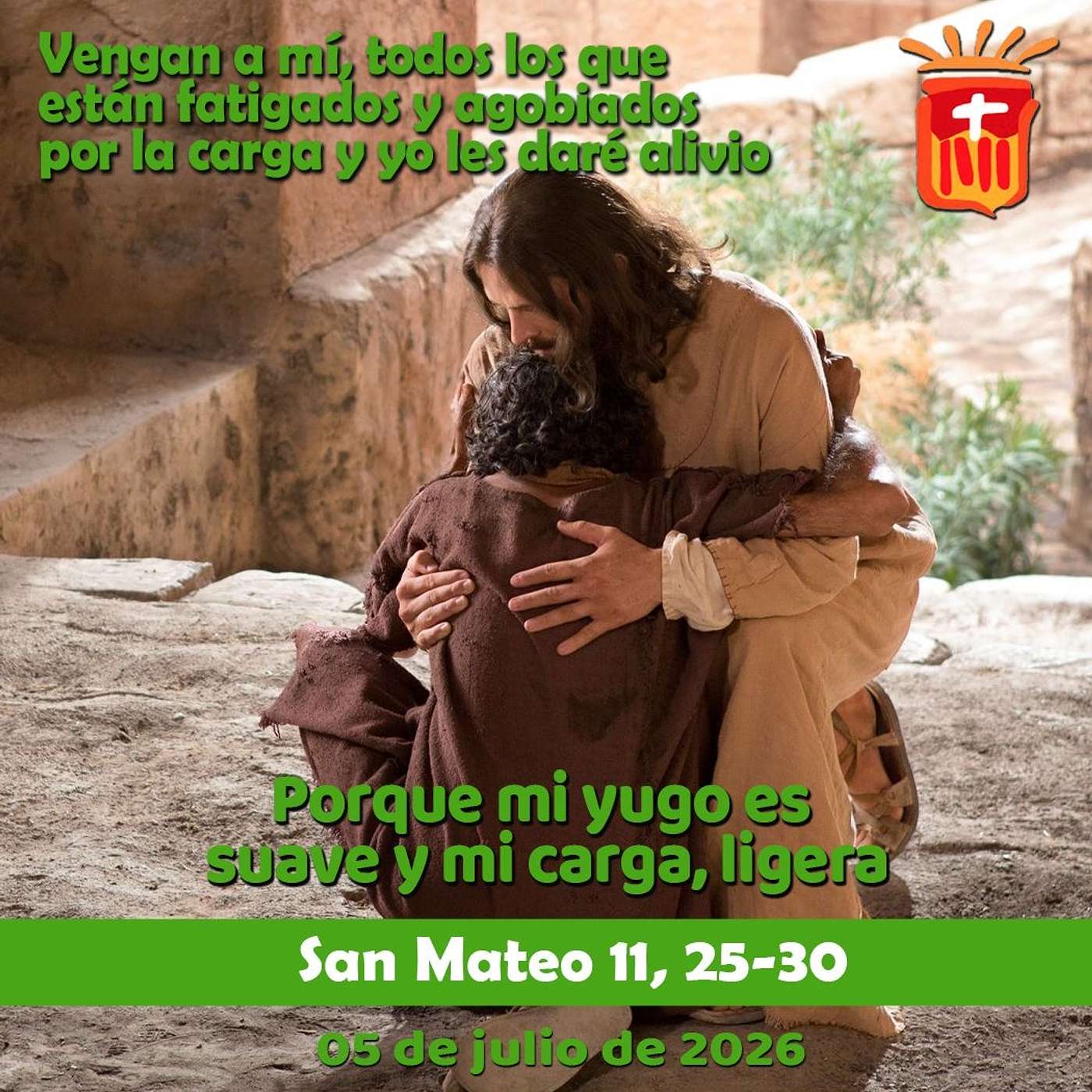 2026-07-05 San Mateo 11, 25-30: Domingo XIV Ordinario