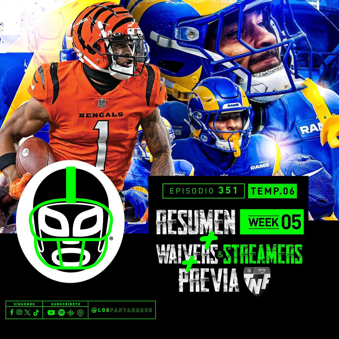 El resumen de la NFL  Semana 5 + Waivers y Streamers + Previa TNF El resumen de la NFL  Semana 5 + Waivers y Streamers + Previa TNF