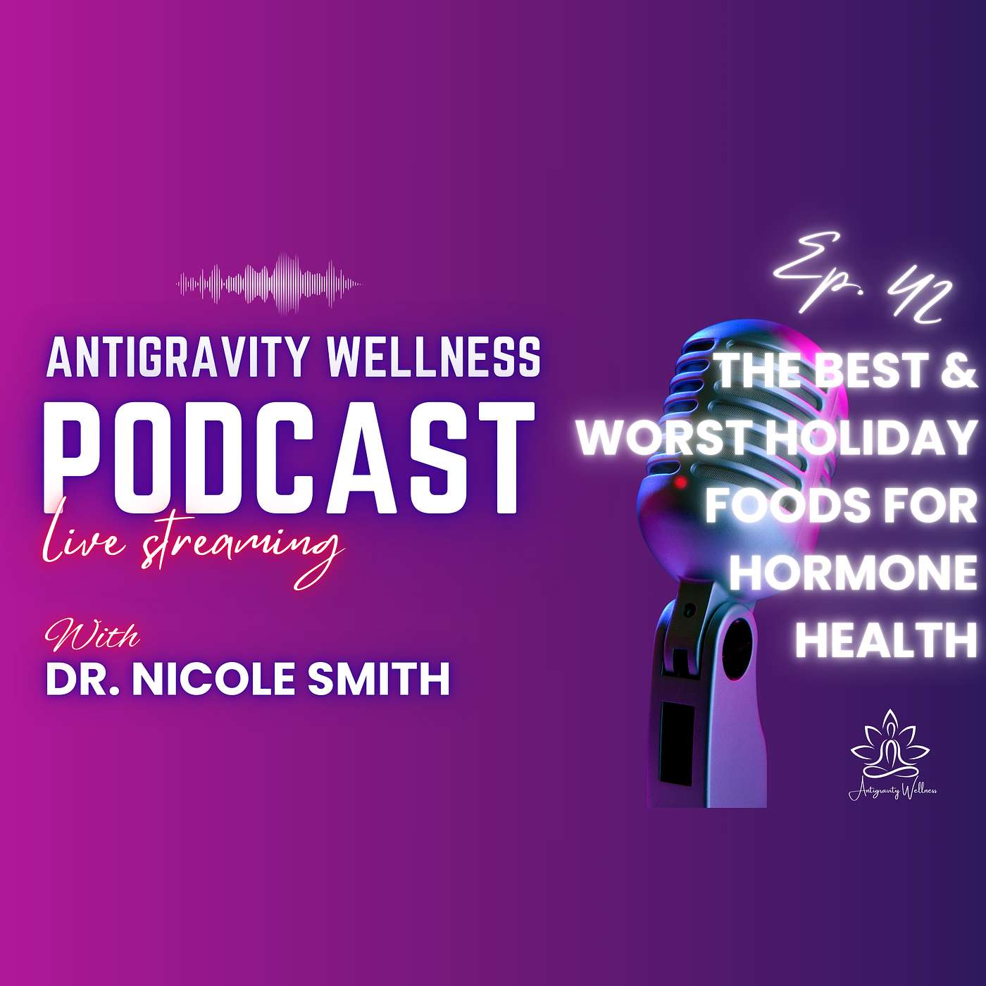 Episode #42 - The Best & Worst Holiday Foods for Hormone Health episode artwork