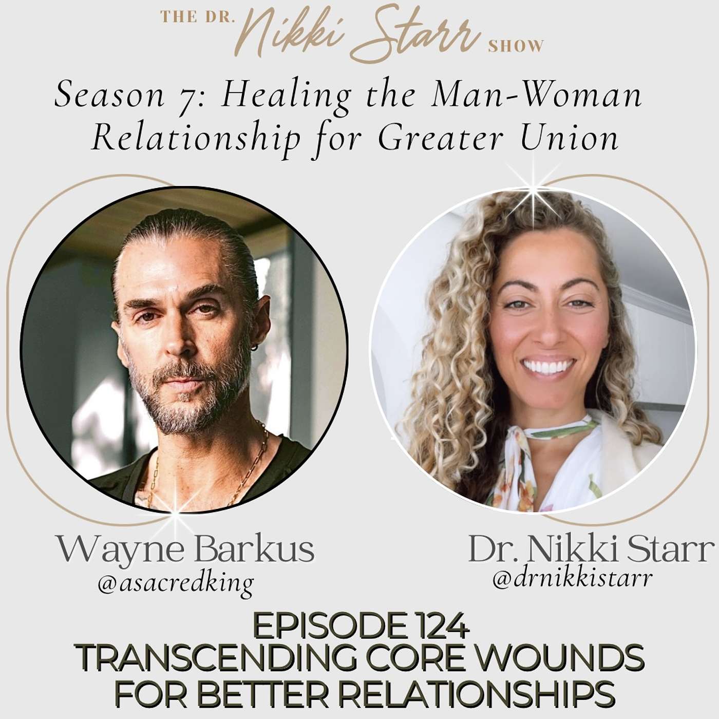 EPISODE 124: TRANSCENDING CORE WOUNDS FOR MORE FULFILLING RELATIONSHIPS WITH WAYNE BARKUS