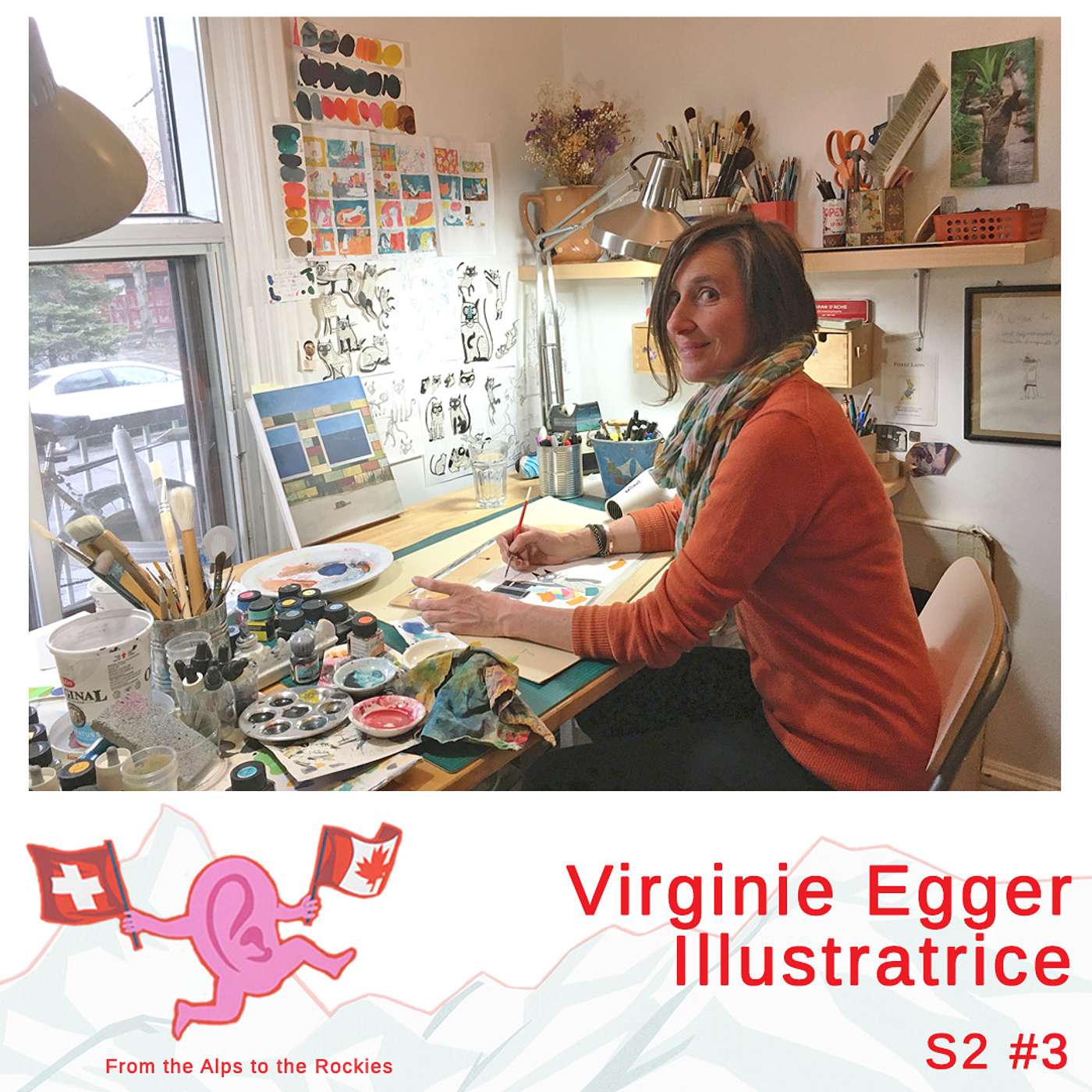 Virginie Egger - Illustratrice suisse au Canada
