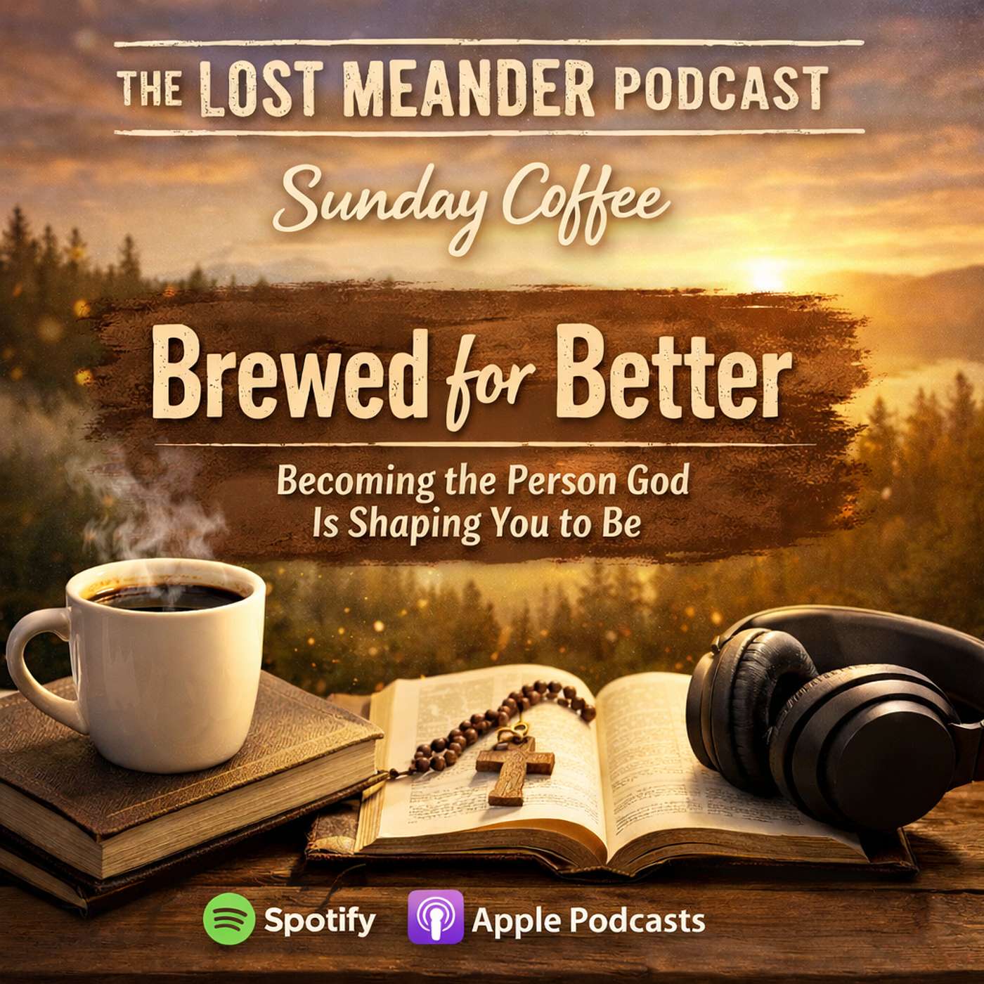 “Brewed for Better: Becoming the Person God Is Shaping You to Be” episode artwork