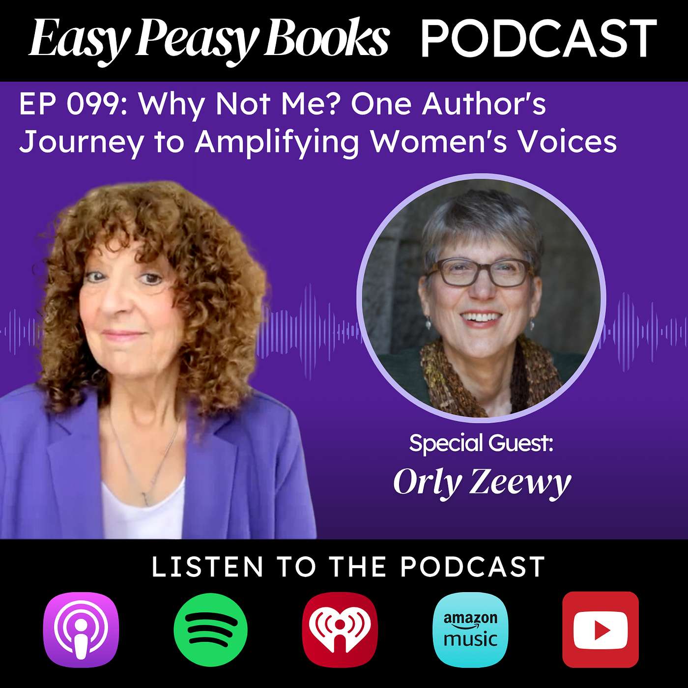 099: Why Not Me? One Author's Journey to Amplifying Women's Voices with Orly Zeewy episode artwork