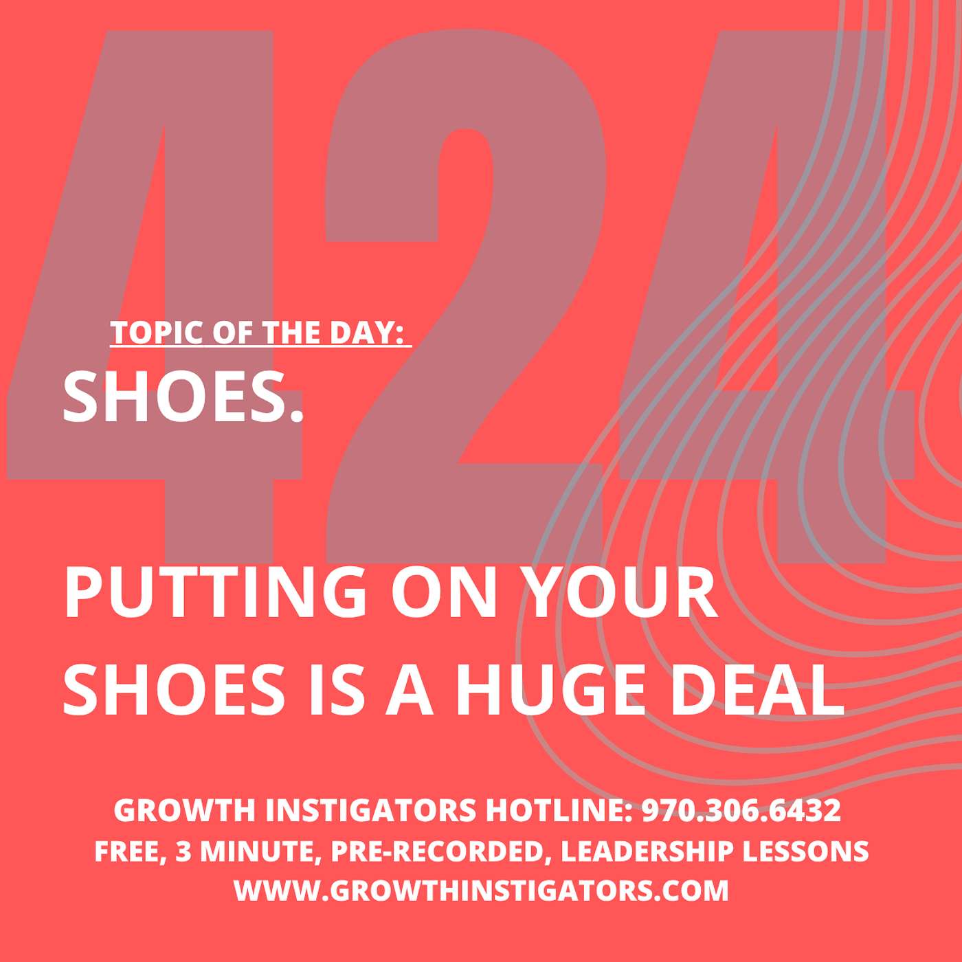 #424 Shoes. Putting on your shoes is a HUGE deal episode artwork