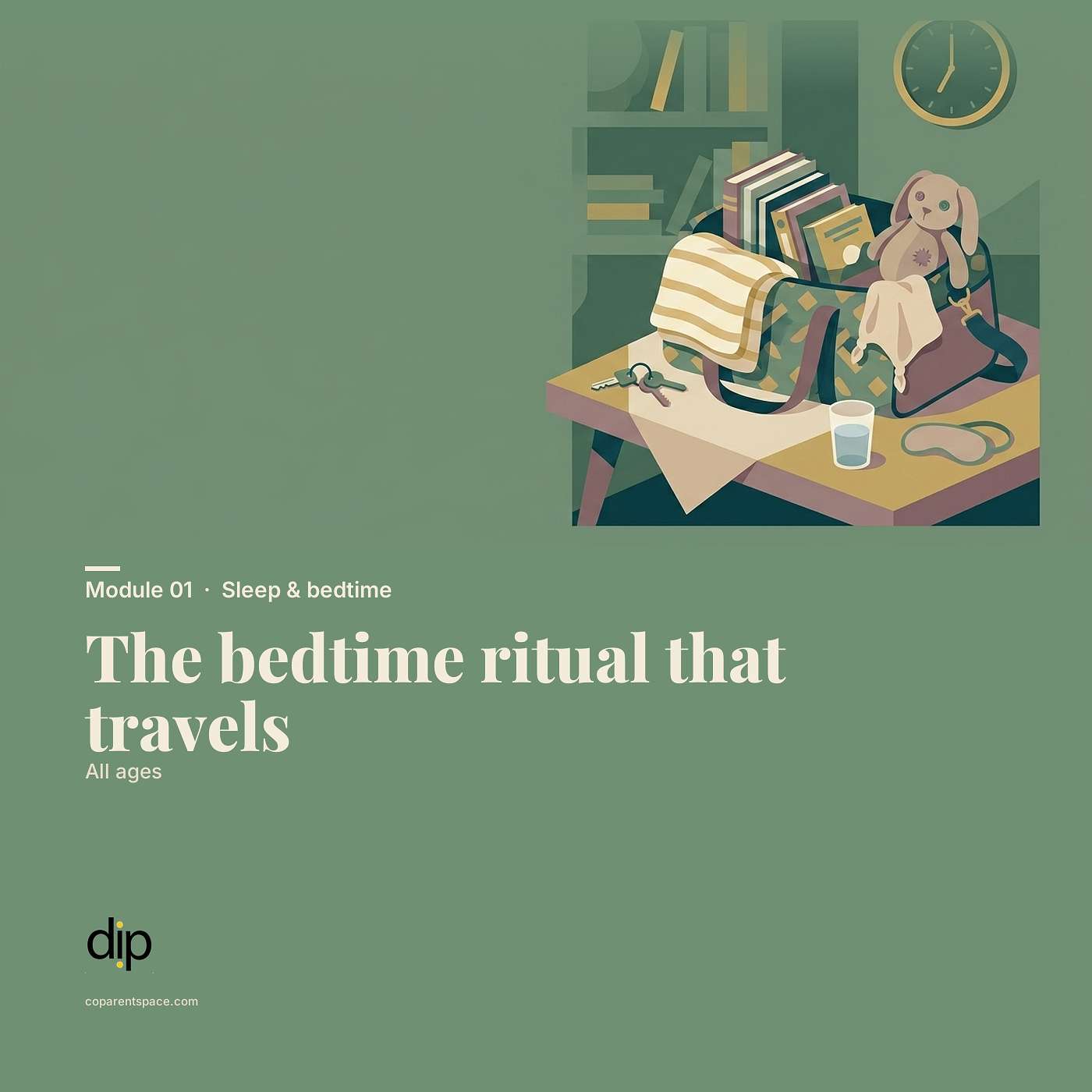 The bedtime ritual that travels during divorce (All ages) | CoParentSpace episode artwork
