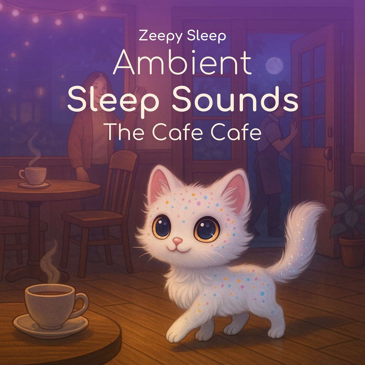 🐈 Kip’s Cat Café ☕ – Ambient Sleep Sounds from the Moonbeam Café
