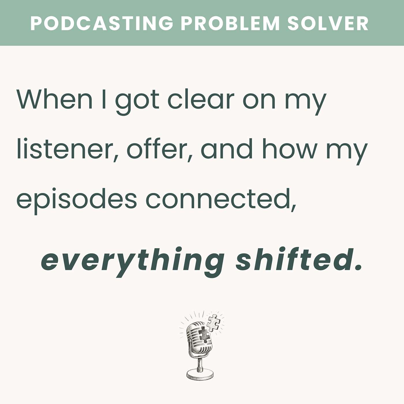 84: How to Grow a Podcast for Your Business With an Intentional Content Strategy episode artwork