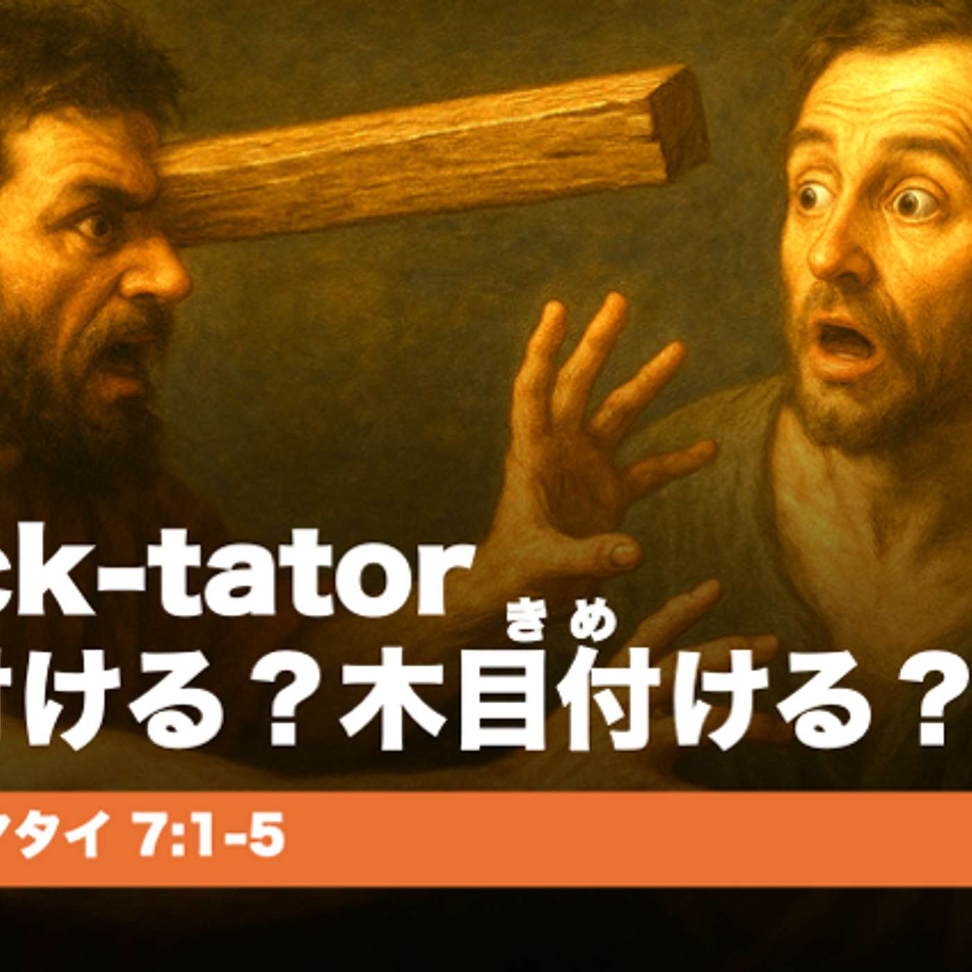Speck-tator 決め(きめ)付ける?木目付ける? Speck-tator 決め(きめ)付ける?木目付ける?