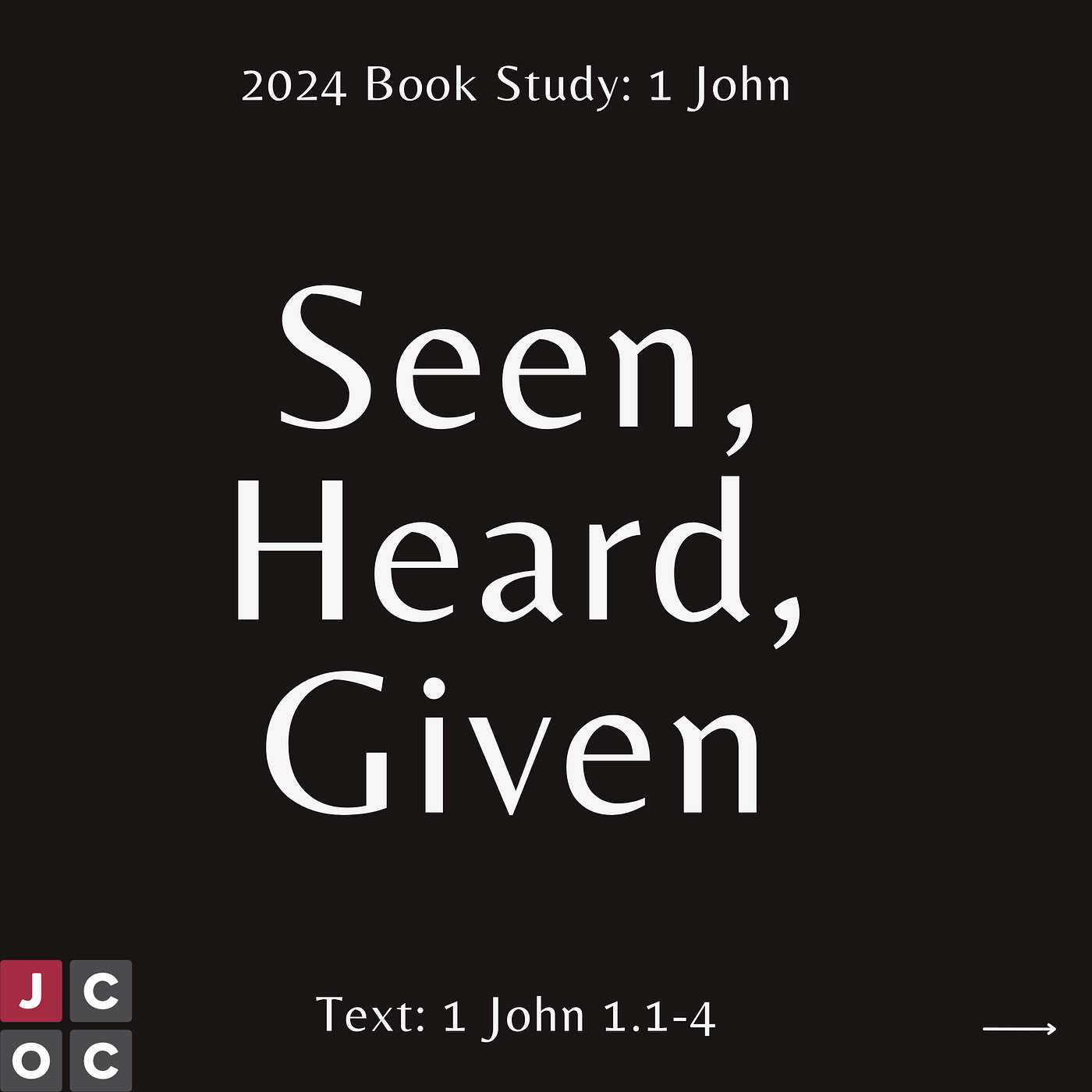 Seen, Heard, Given episode artwork