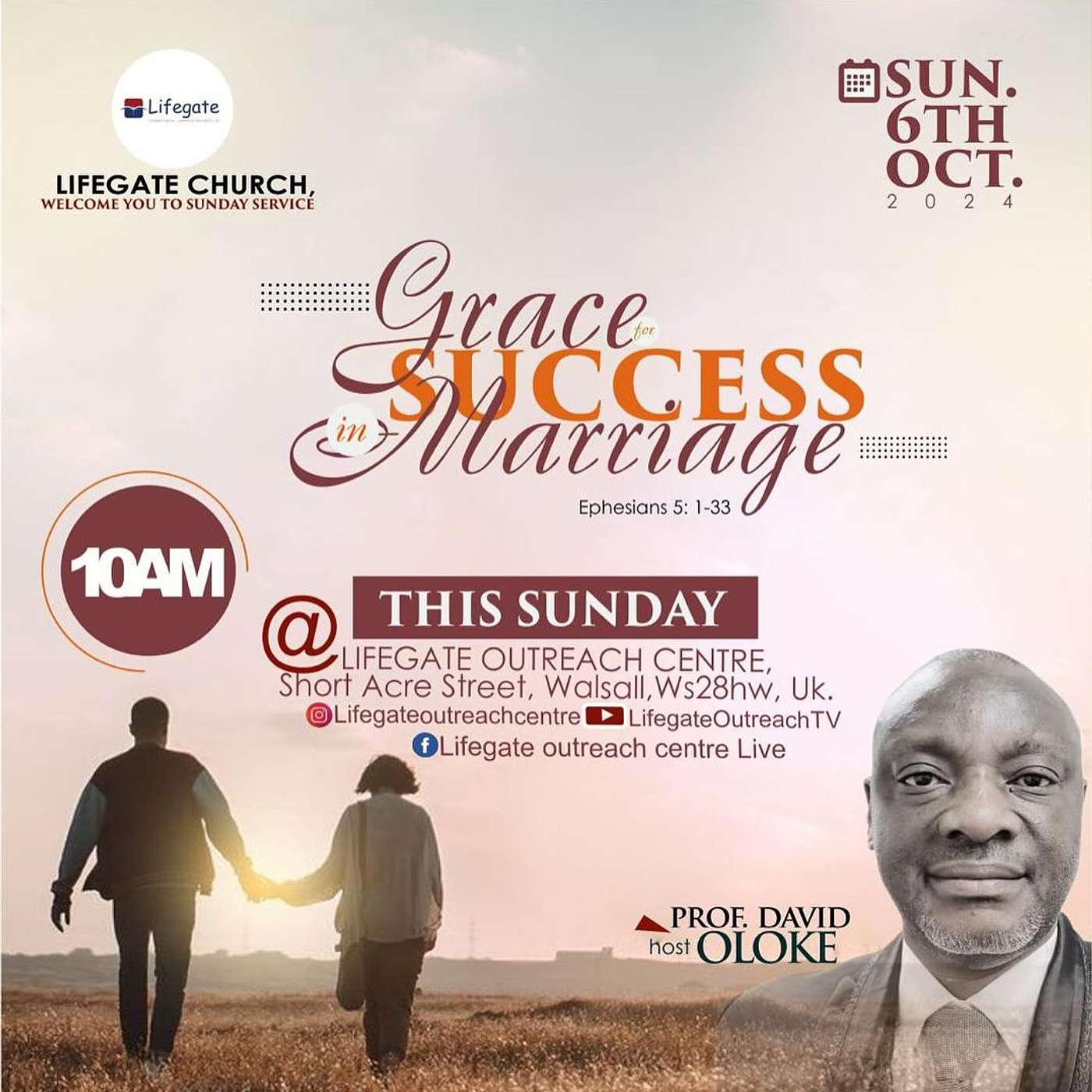 Grace for success in Marriage - Lifegate Church - 6.10.24 episode artwork
