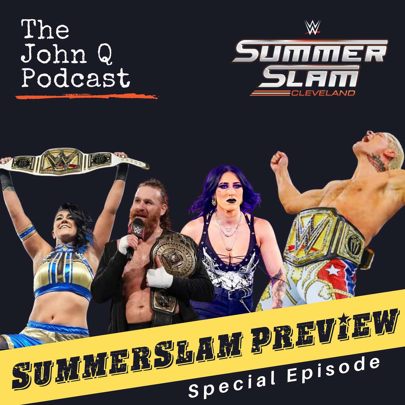S4 E32: No Politics, just WWE's Summer Slam and JQ's Preview. episode artwork