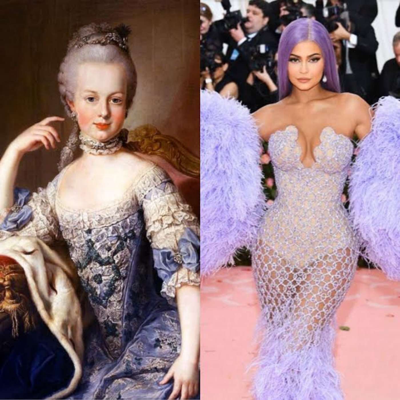 Marie Antoinette meets Kylie Jenner (Material Girls)