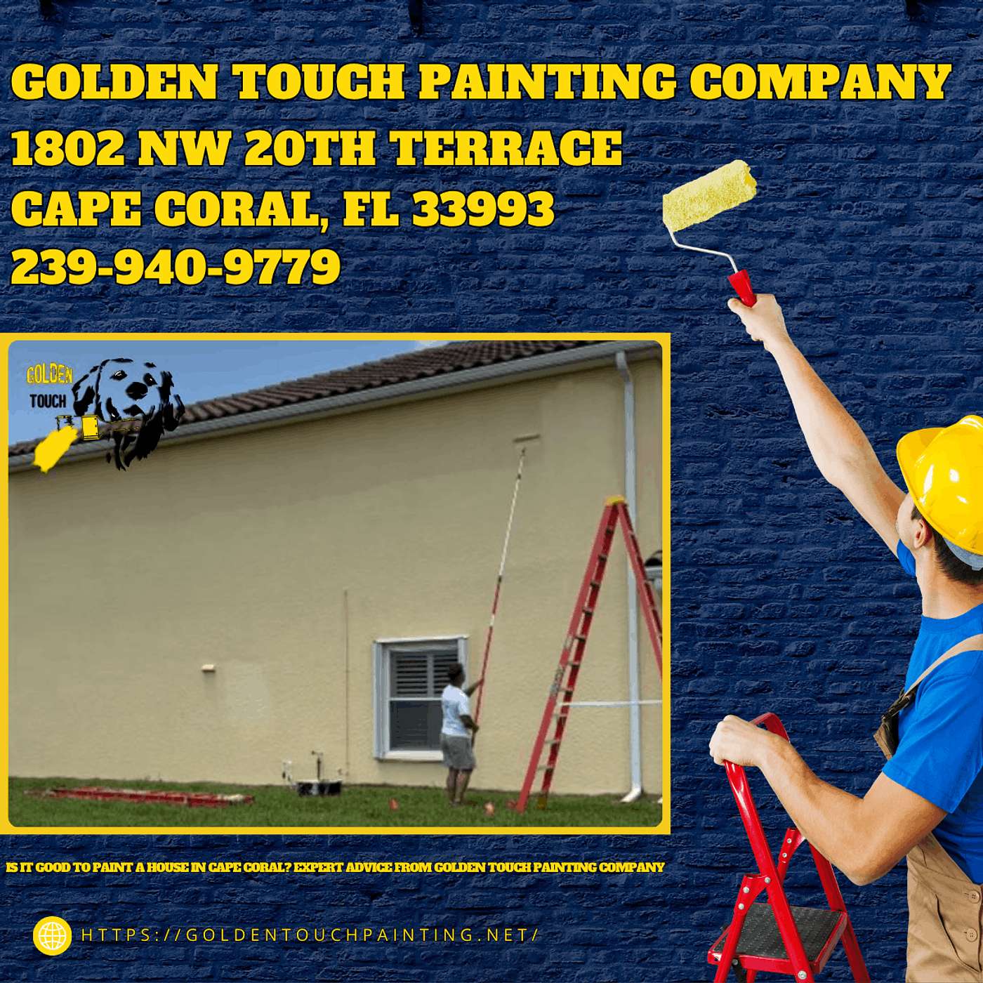 Is It Good to Paint a House in Cape Coral? Expert Advice From Golden Touch Painting Company episode artwork