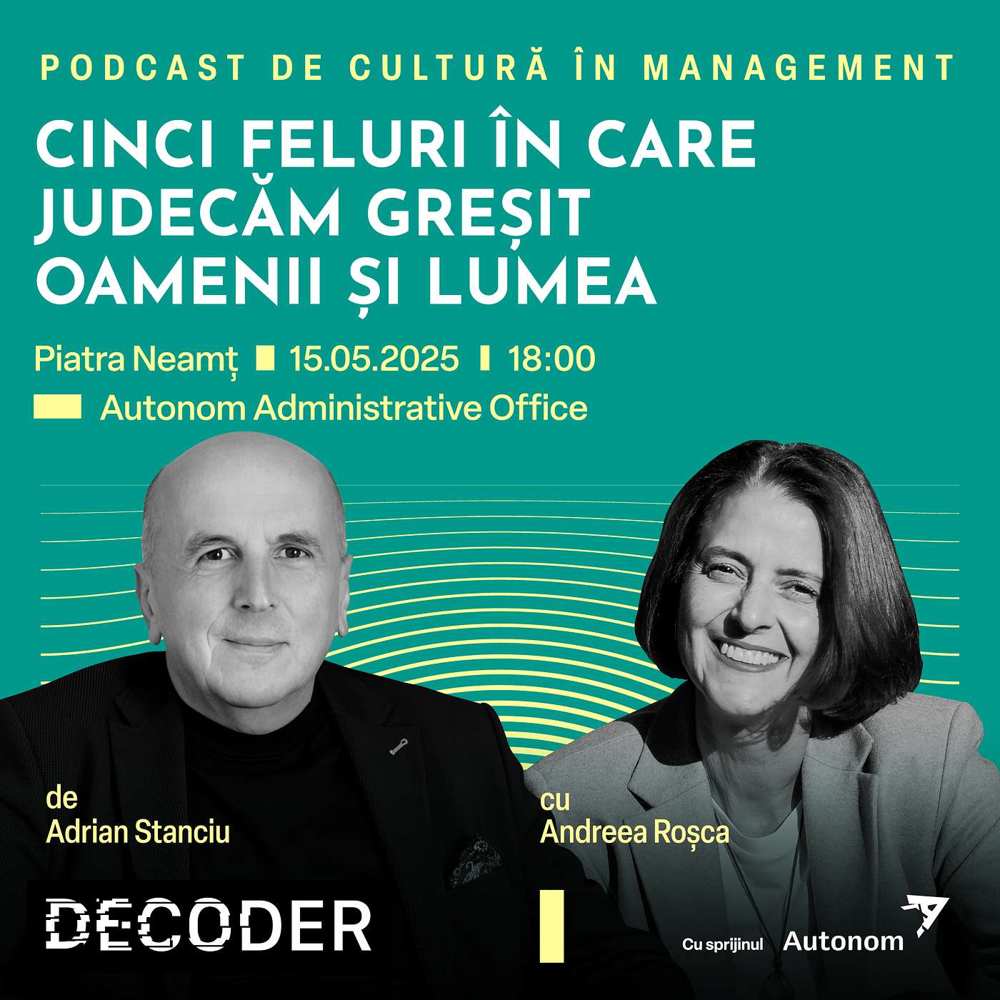 Sezon 5: Cinci feluri în care judecăm greșit oamenii și lumea | Q&A Live la Piatra Neamț Sezon 5: Cinci feluri în care judecăm greșit oamenii și lumea | Q&A Live la Piatra Neamț