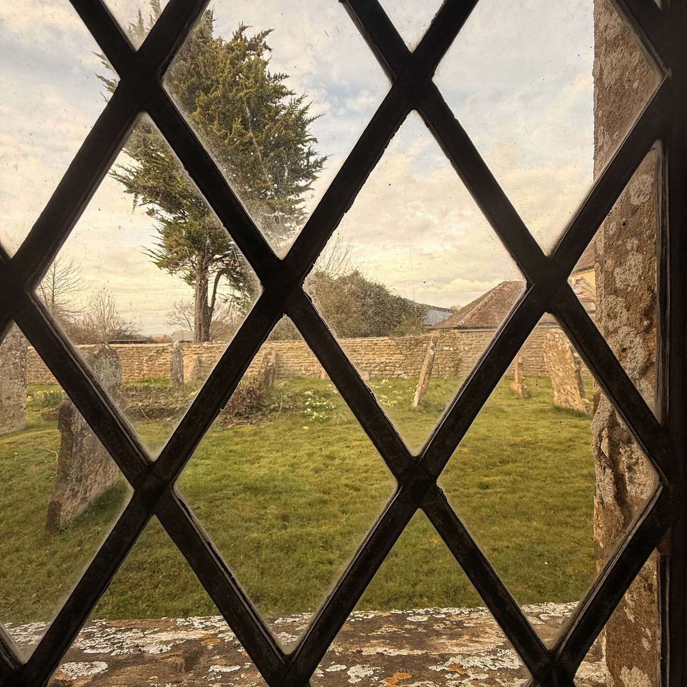 A spring visit to a pretty Dorset church; and King Alfred burns the cakes.