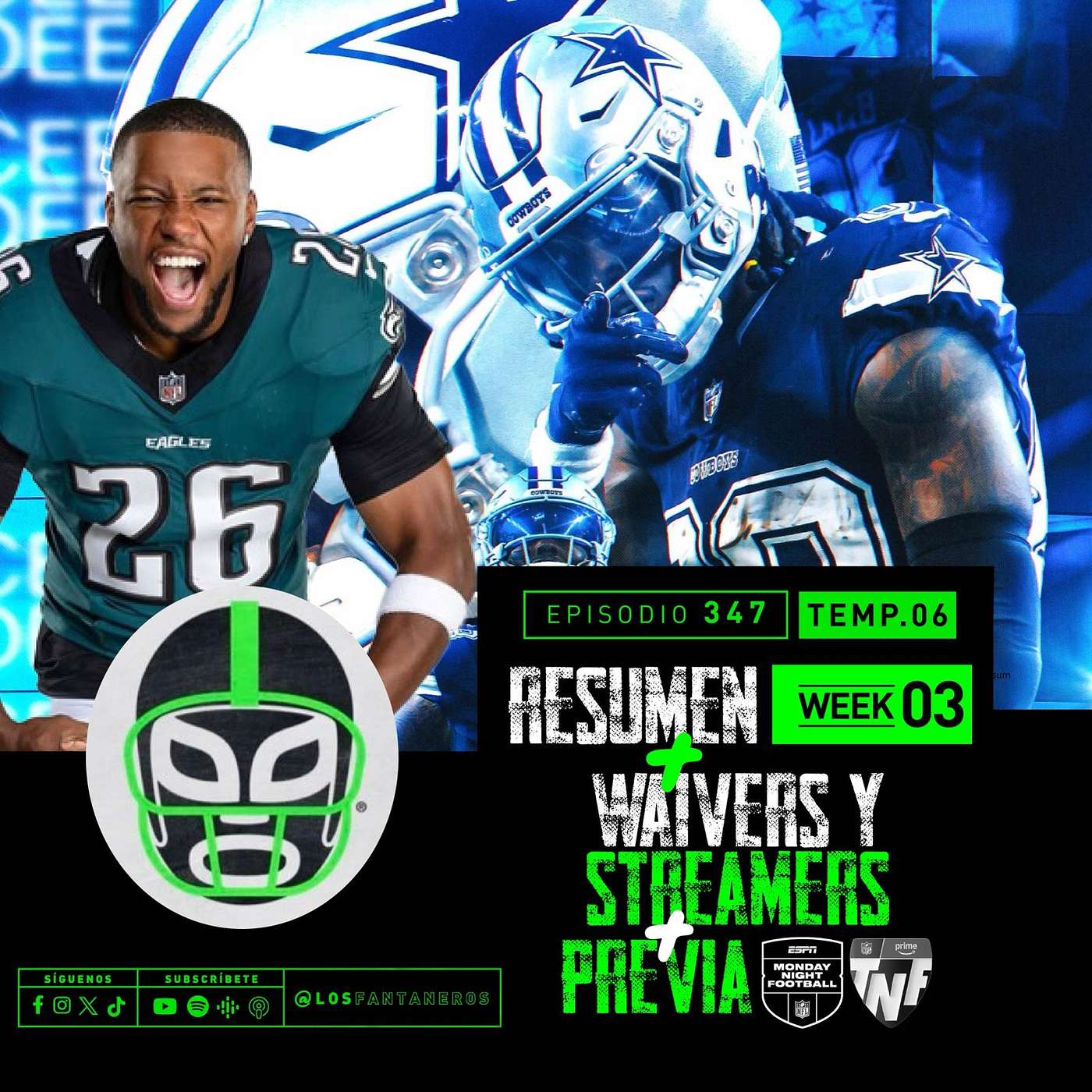 El resumen de la Semana 3 + Waivers y Streamers + Previa TNF