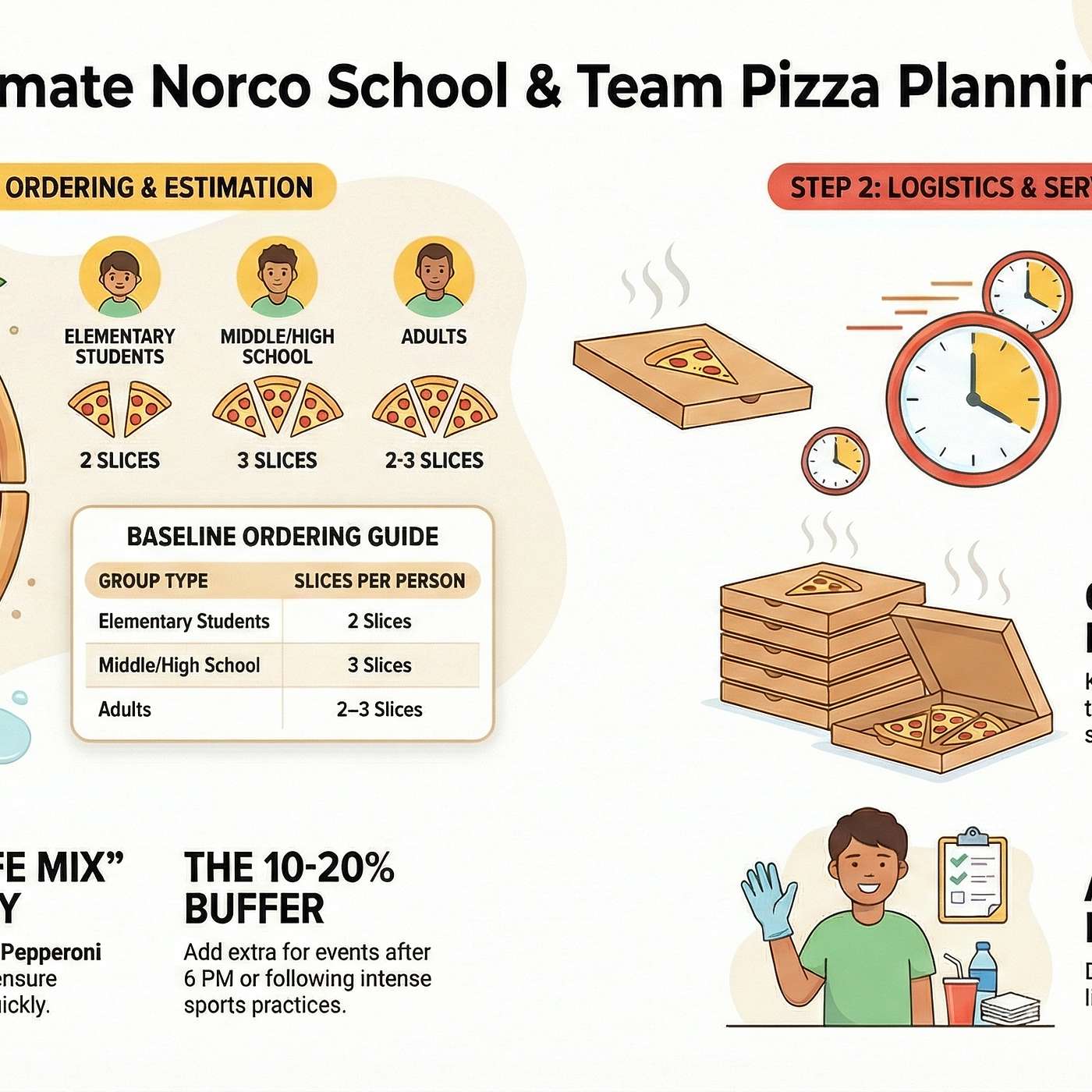 Planning Pizza for School Events & Team Parties in Norco, CA Planning Pizza for School Events & Team Parties in Norco, CA