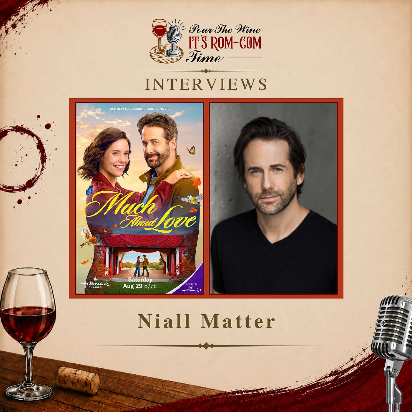 Niall Matter Spills the Wine on Much About Love episode artwork