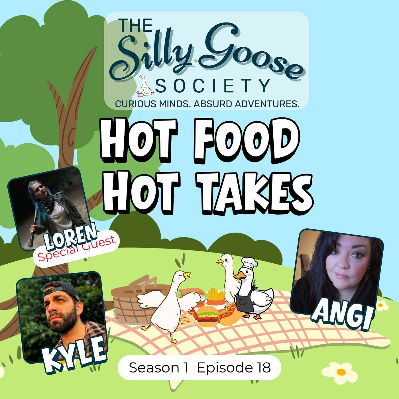 S1E18: Hot Food Hot Takes episode artwork