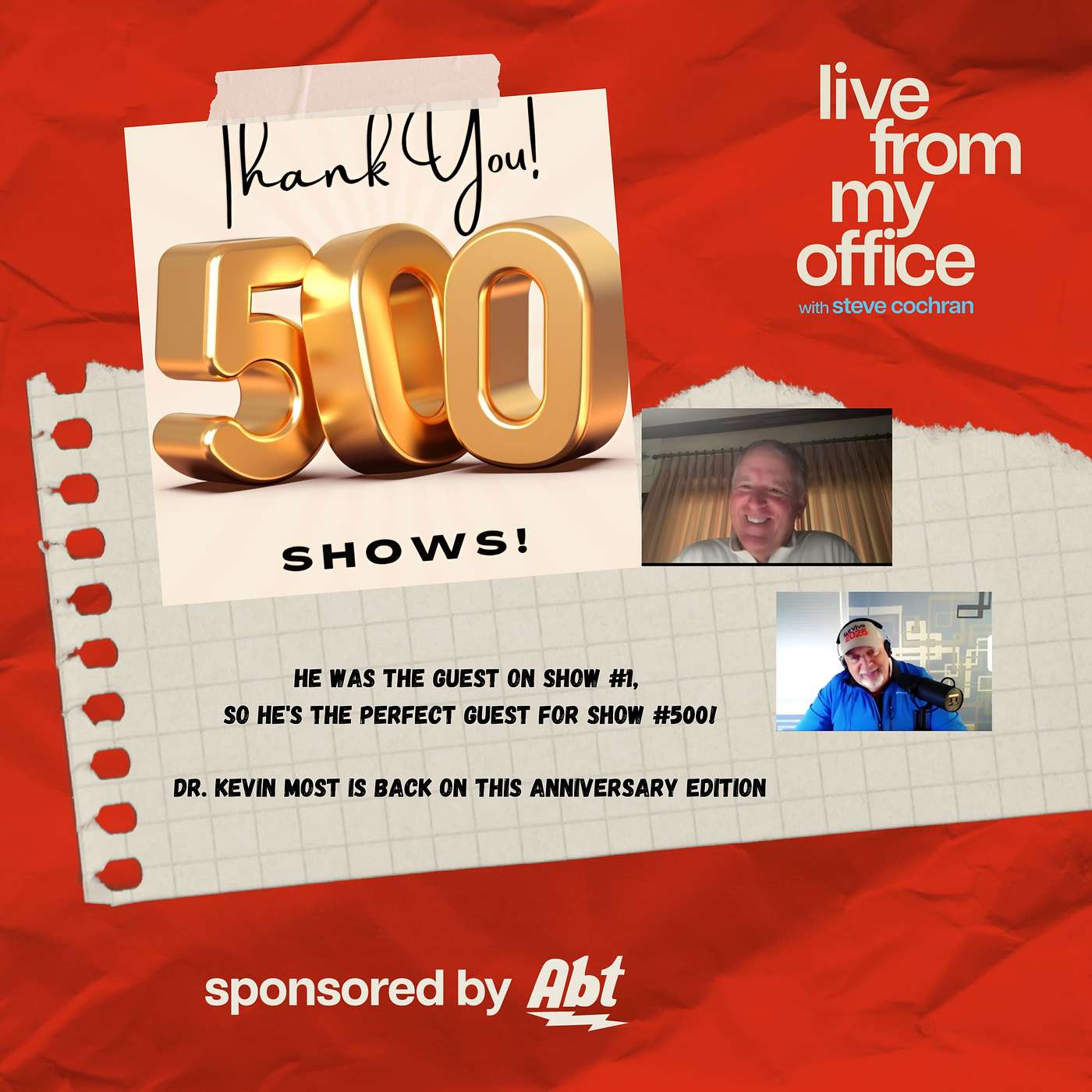Golf, Vaccines, and The Latest Health News - Dr. Kevin Most on the 500th Episode of Live From My Office!