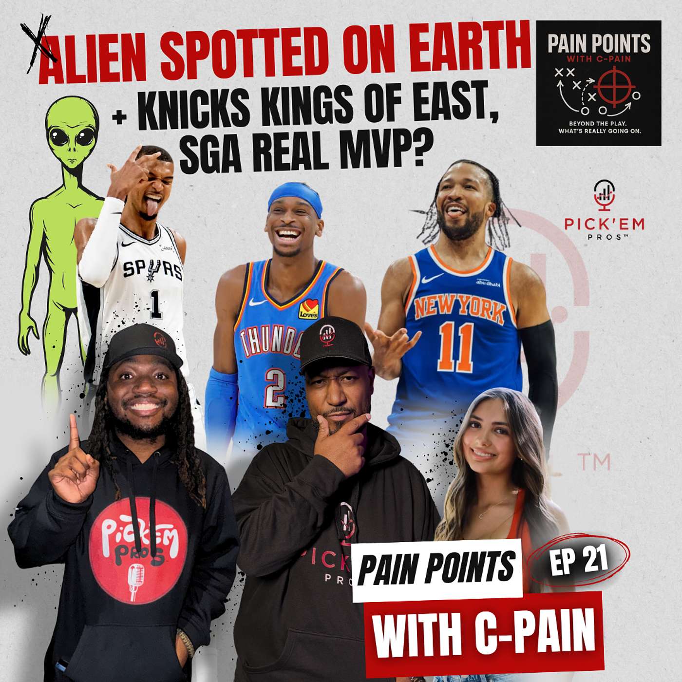 👽 WEMBY TAKING OVER?! 😳 SGA MVP Debate, Knicks DOMINANCE & NBA Offseason Smoke | Pain Points Ep. 21