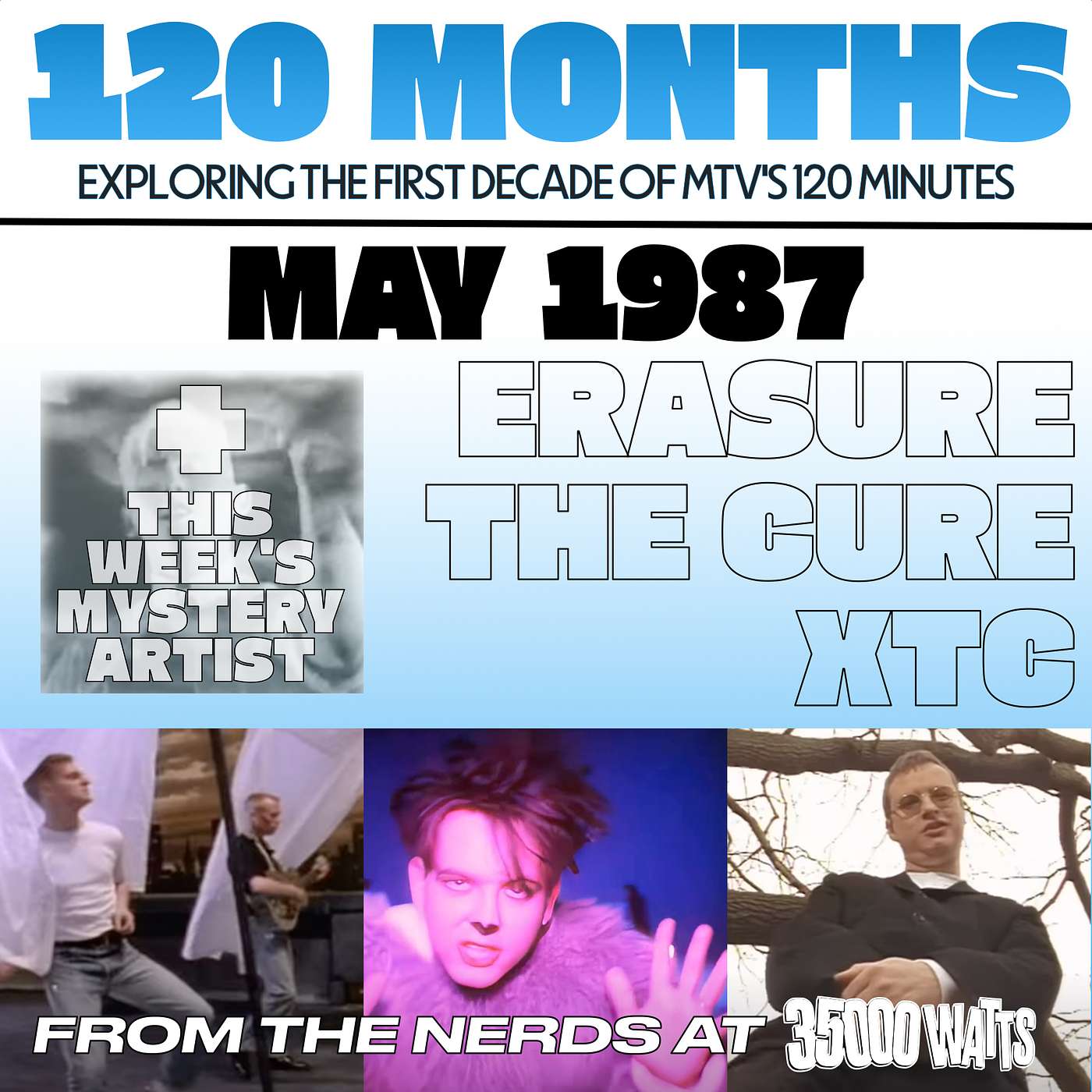 120 Months - May 1987 - The Cure, Erasure and XTC