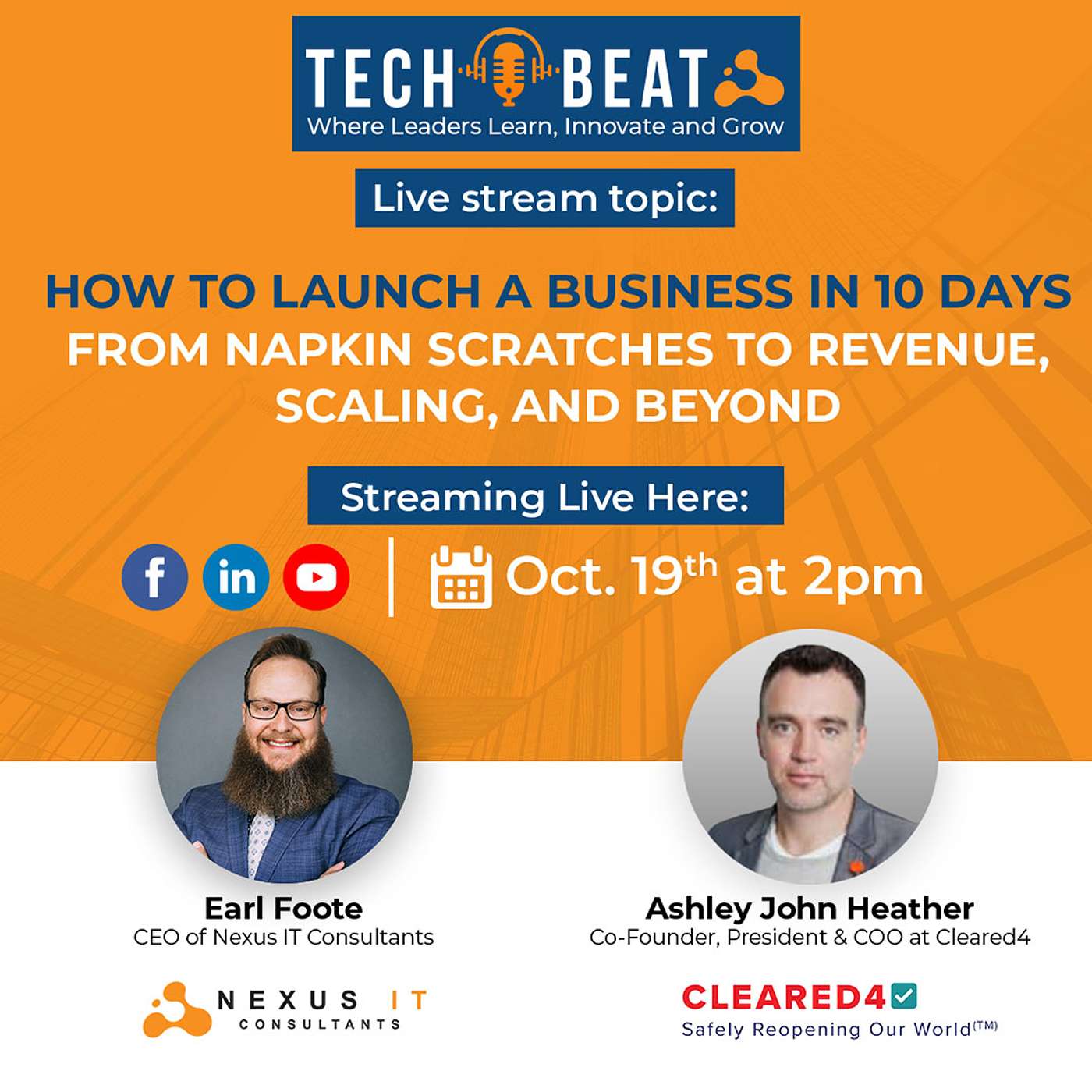 The Nexus IT TechBeat Podcast with Founder/CEO, Earl Foote