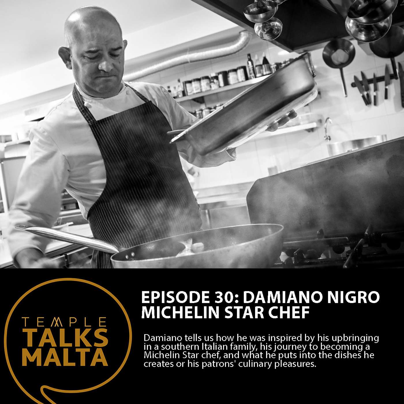 TEMPLE TALKS to Michelin Star Chef Damiano Nigro, head chef of Palas Cerequio, Piedmonte