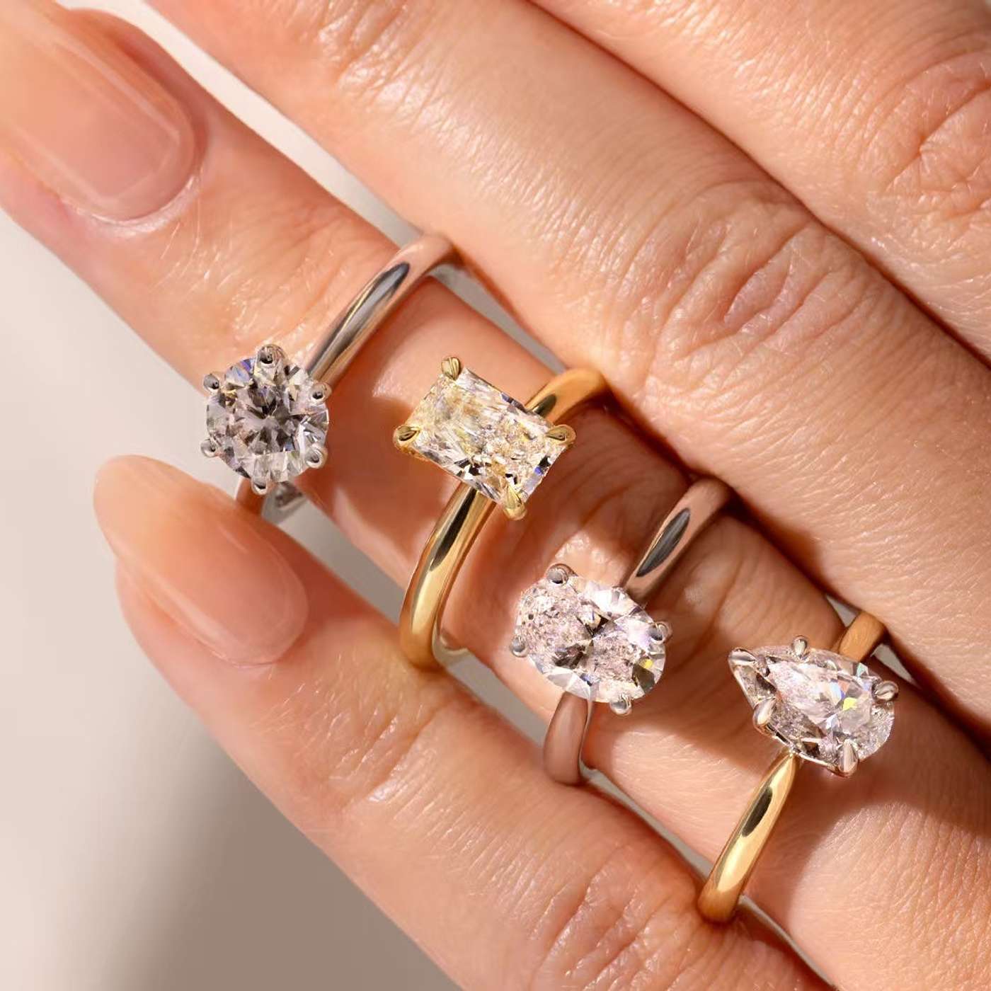 How to Pair a Solitaire Engagement Ring with a Wedding Band