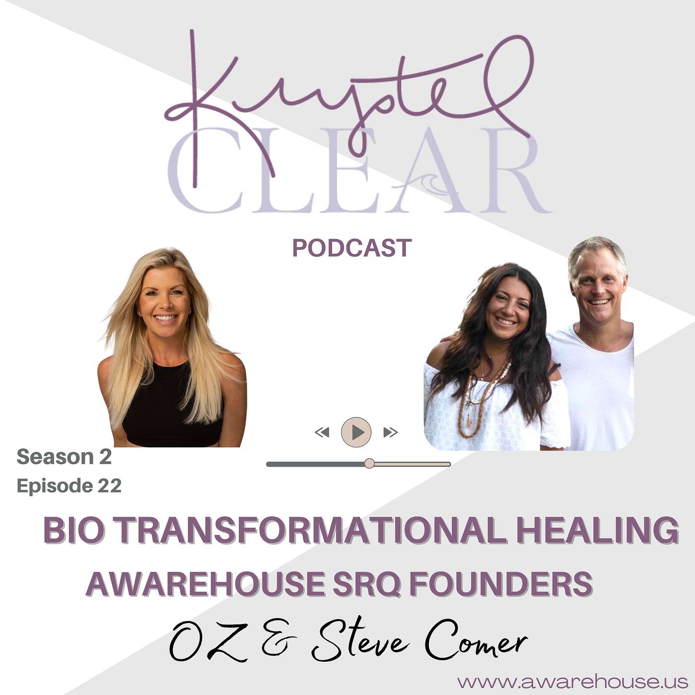 Bio Transformational Healing with AwareHouse SRQ Founders Steve and Oz Comer