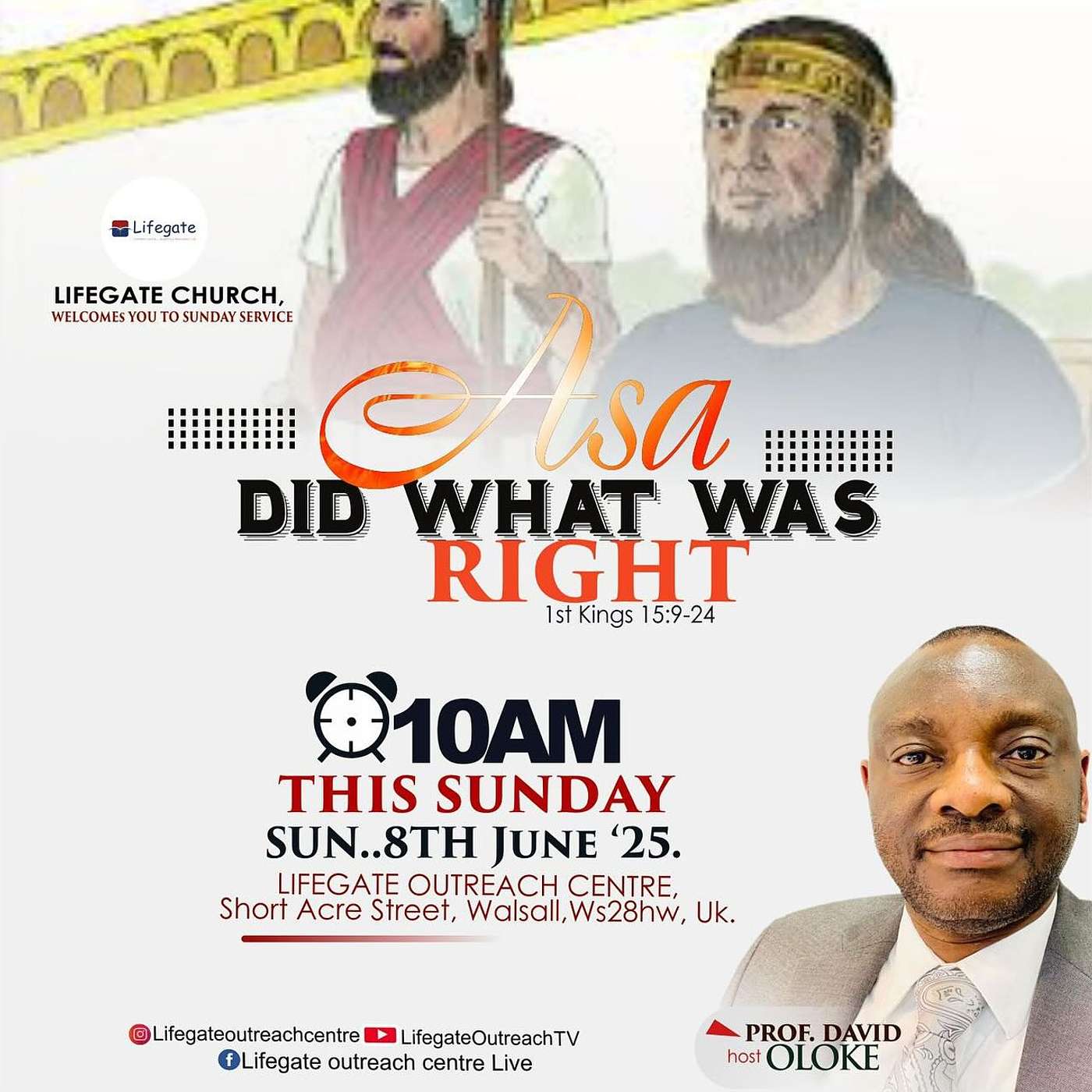 Asa did what was right - Lifegate Church - 8.6.25 episode artwork