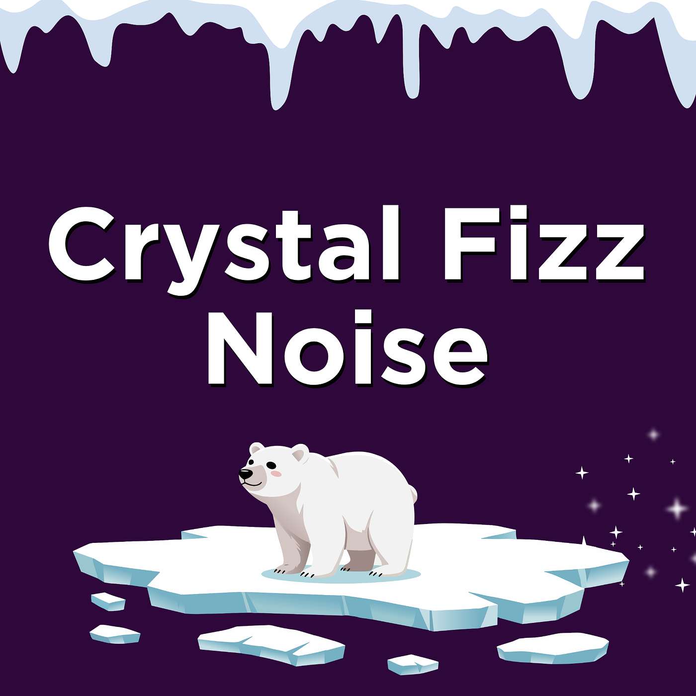 ADHD BRAIN HACK - Crystal Fizz Noise + Super Icy White Noise for ADHD Focus Sleep and Calm