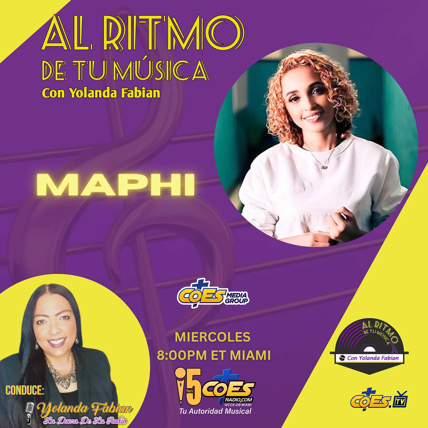 Maphi en Al Ritmo de tu Música con Yolanda Fabian