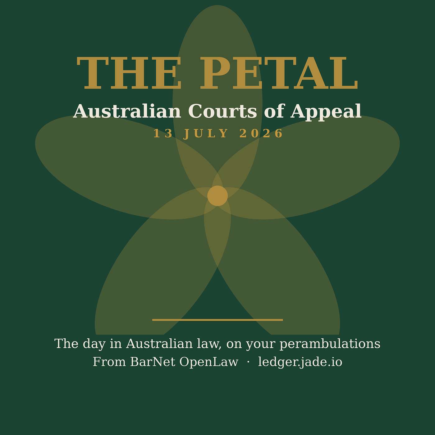 Australian Courts of Appeal (13 July 2026) episode artwork