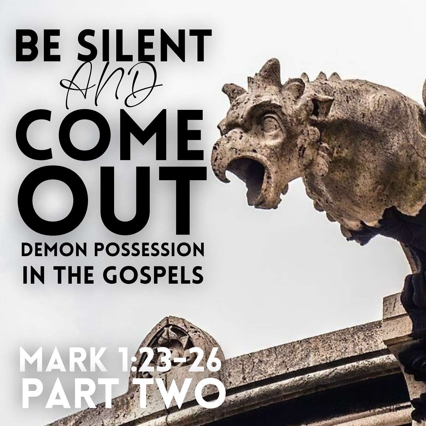 Be Silent and Come Out of Him, Part 2; Mark 1:23-26