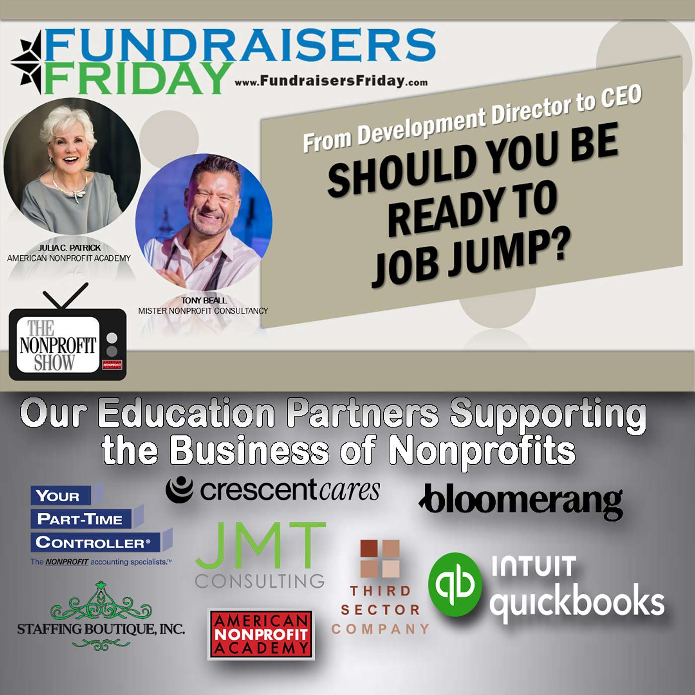 Why Fundraisers Become CEOs: Ready for a Job Jump? episode artwork