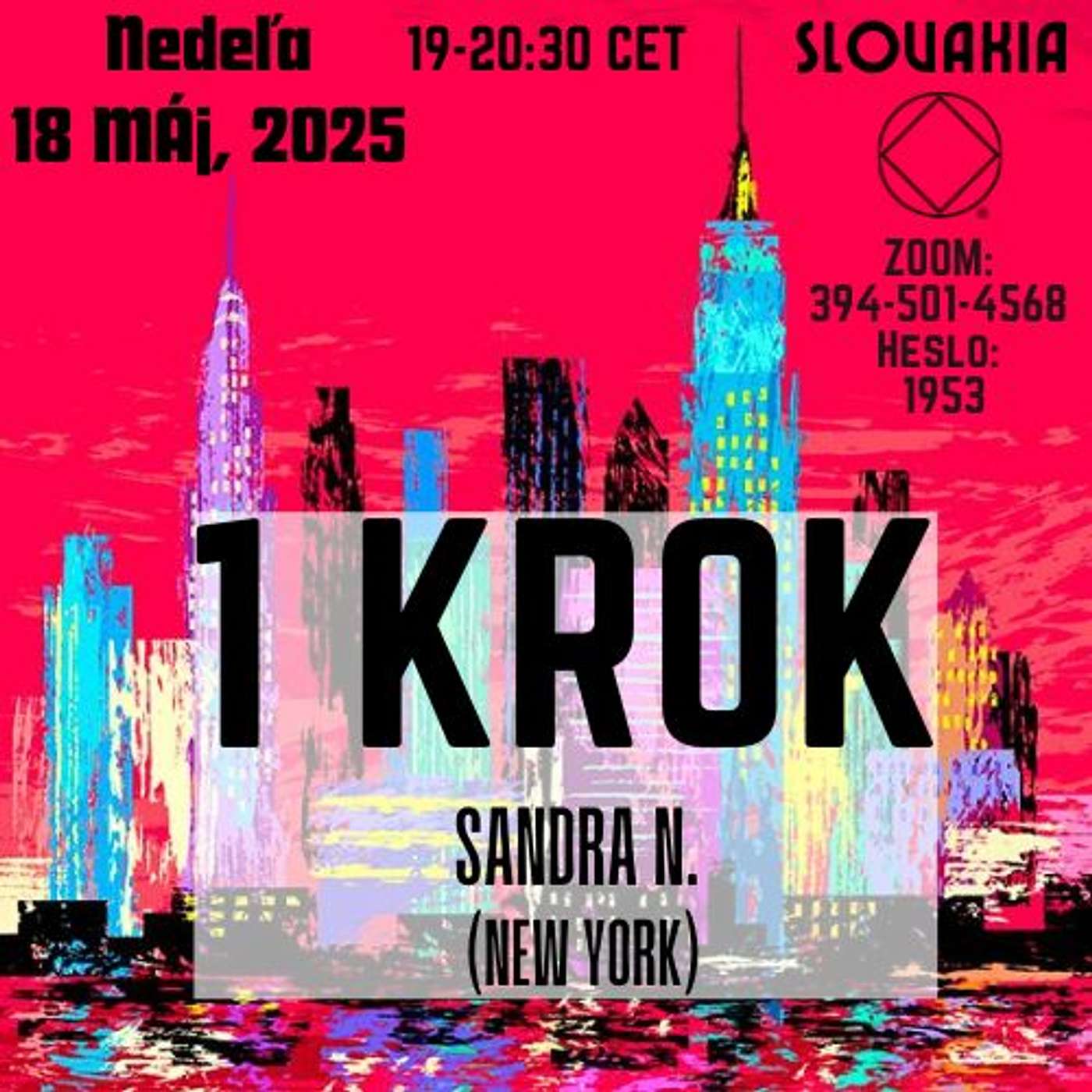 1. krok - Sandra N. (New York, USA) - 18. 5. 2025 episode artwork