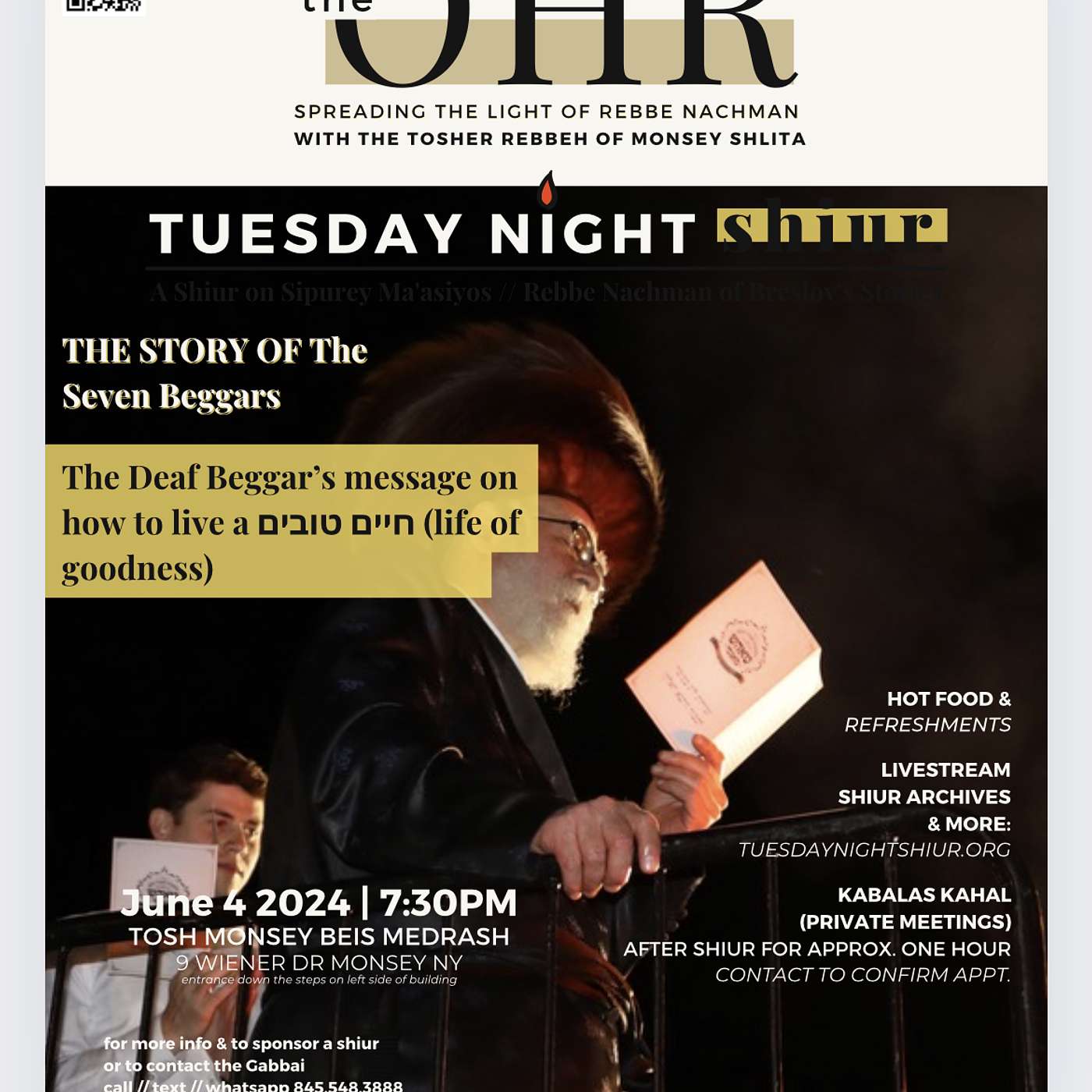The deaf beggar's message on how to live a חיים טובים (life of goodness) Story 13 Week 5 6/7/24 episode artwork