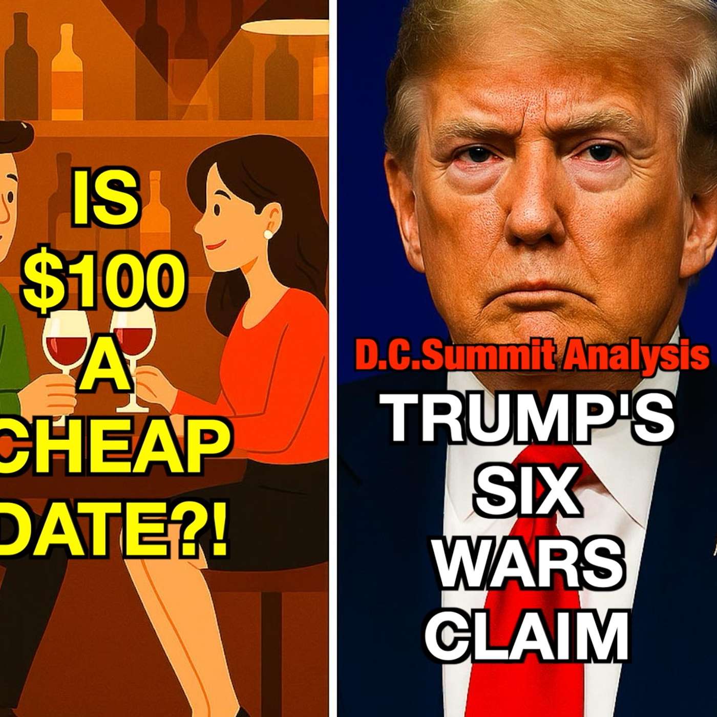 🎙️ Is $100 A Cheap Date? 💸 | D.C. Power Moves 🏛️ | Trump’s Six Wars Claim 🕊️ | Immigration 🚨 | Sugar Ban Debate 🥤 episode artwork
