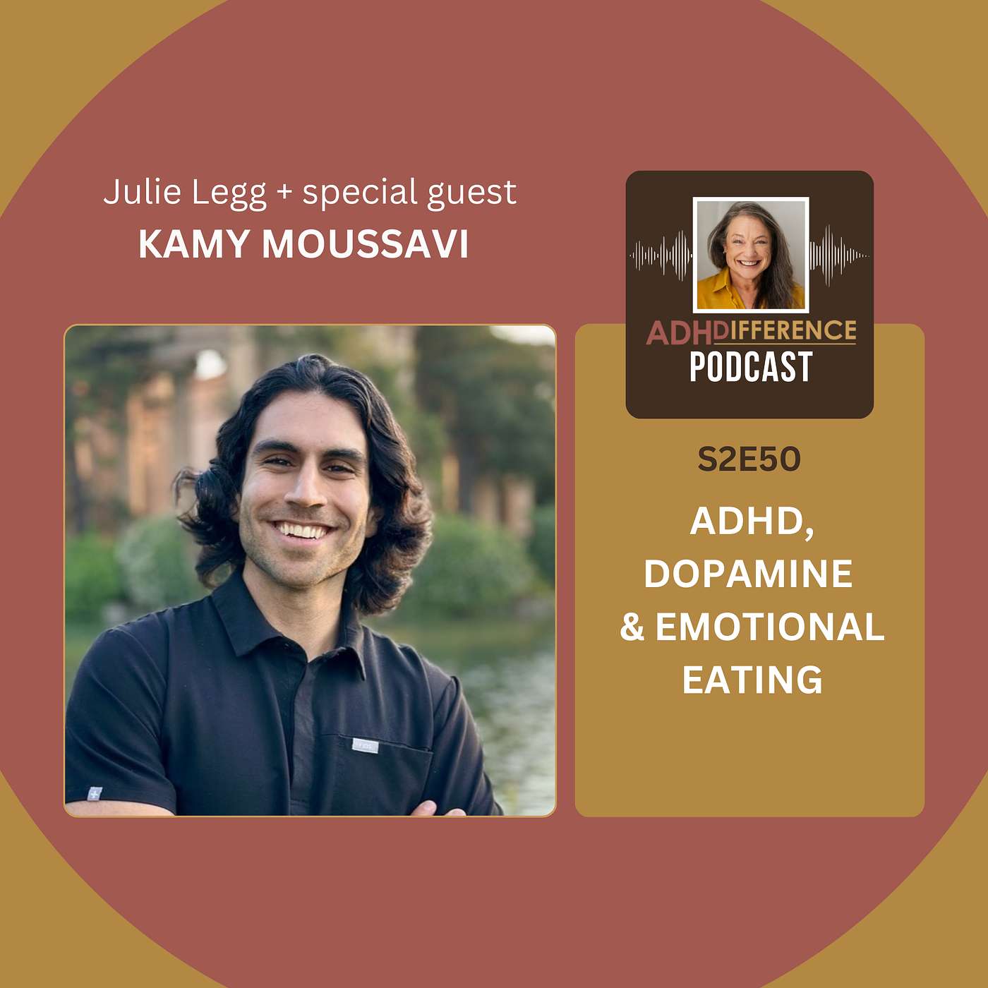 S2E50: ADHD, Dopamine & Emotional Eating + guest Kamy Moussavi S2E50: ADHD, Dopamine & Emotional Eating + guest Kamy Moussavi