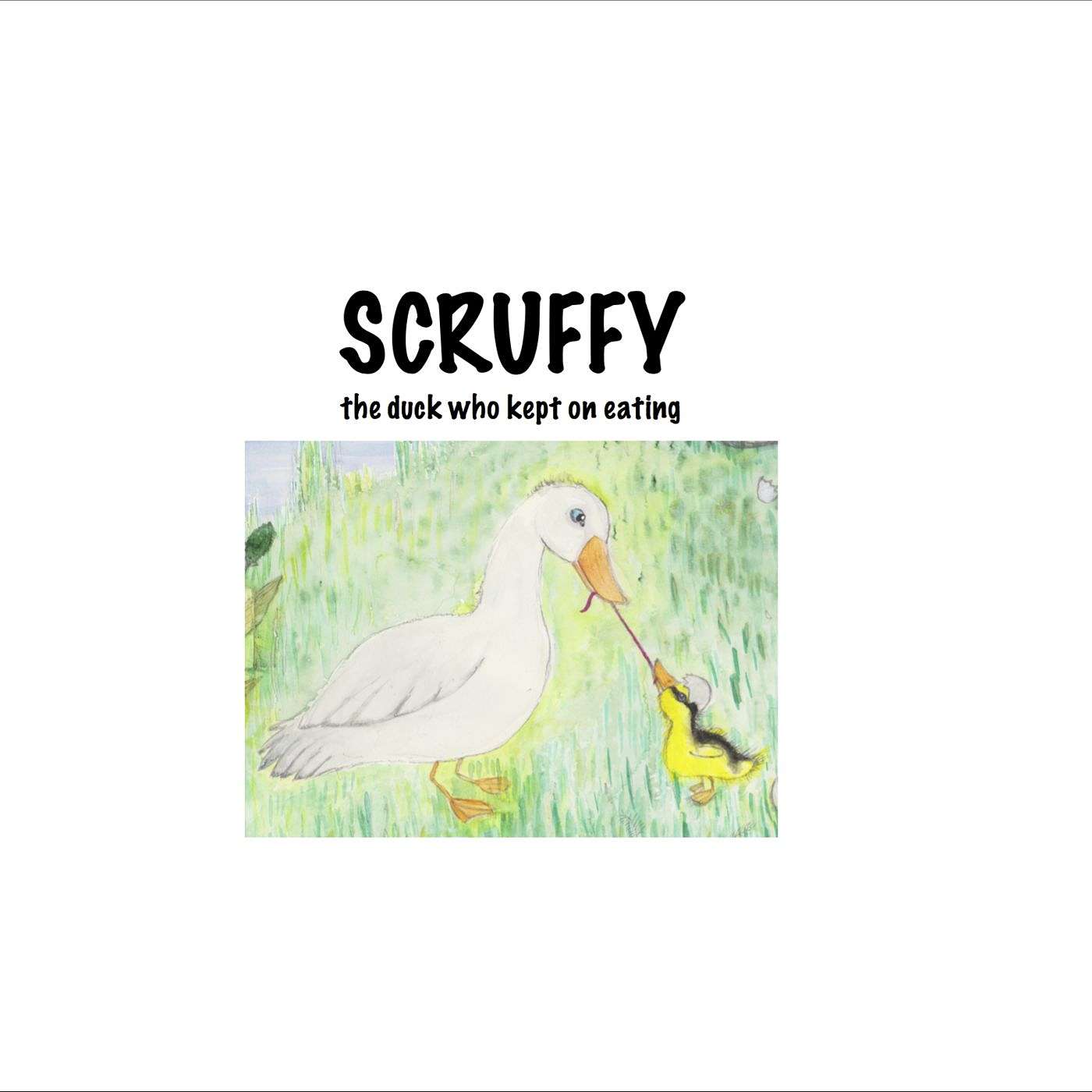 Scruffy the duck who kept on eating