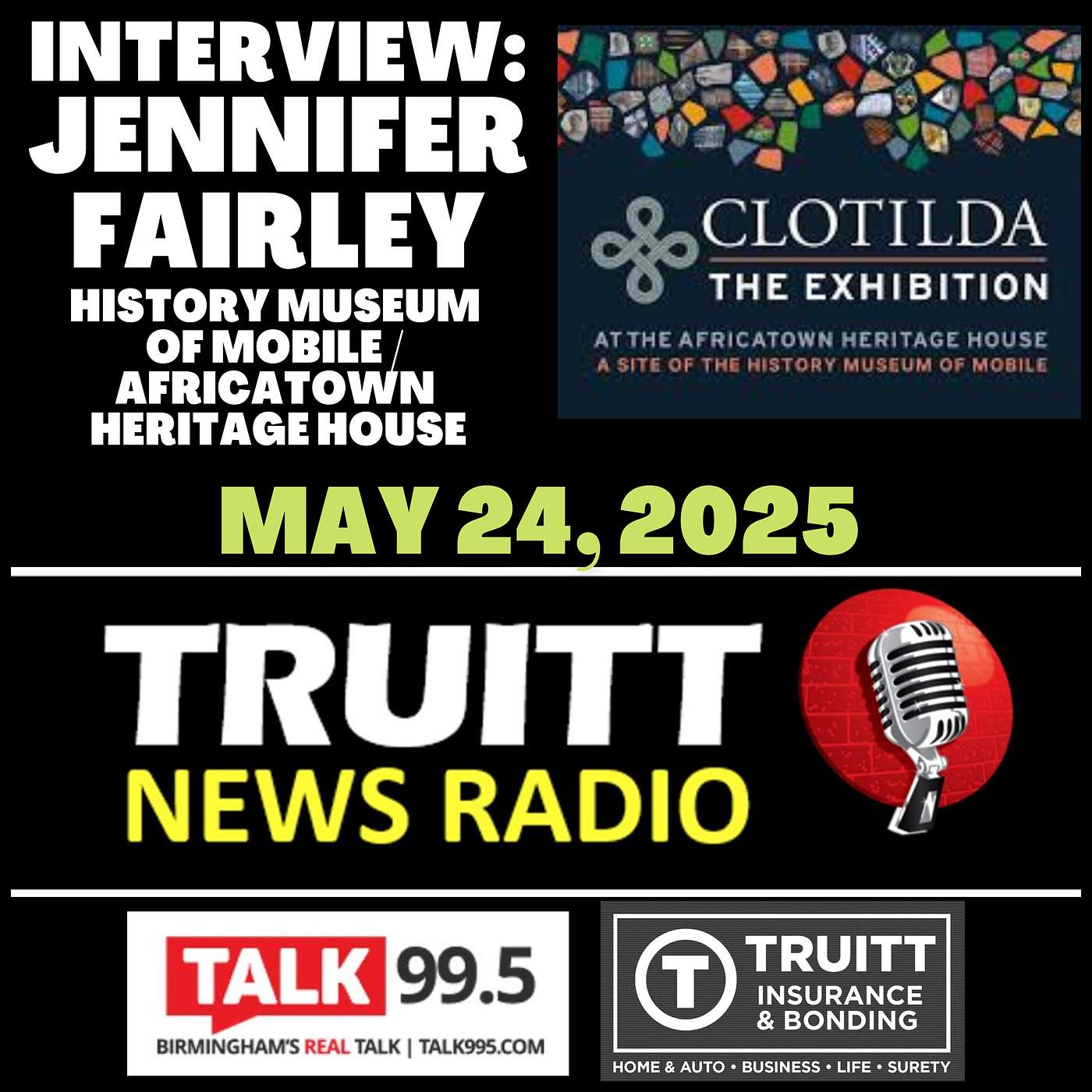 INTERVIEW: Jessica Fairley (History Museum of Mobile Africatown Heritage House) from our 5/24/25 Africatown Heritage House