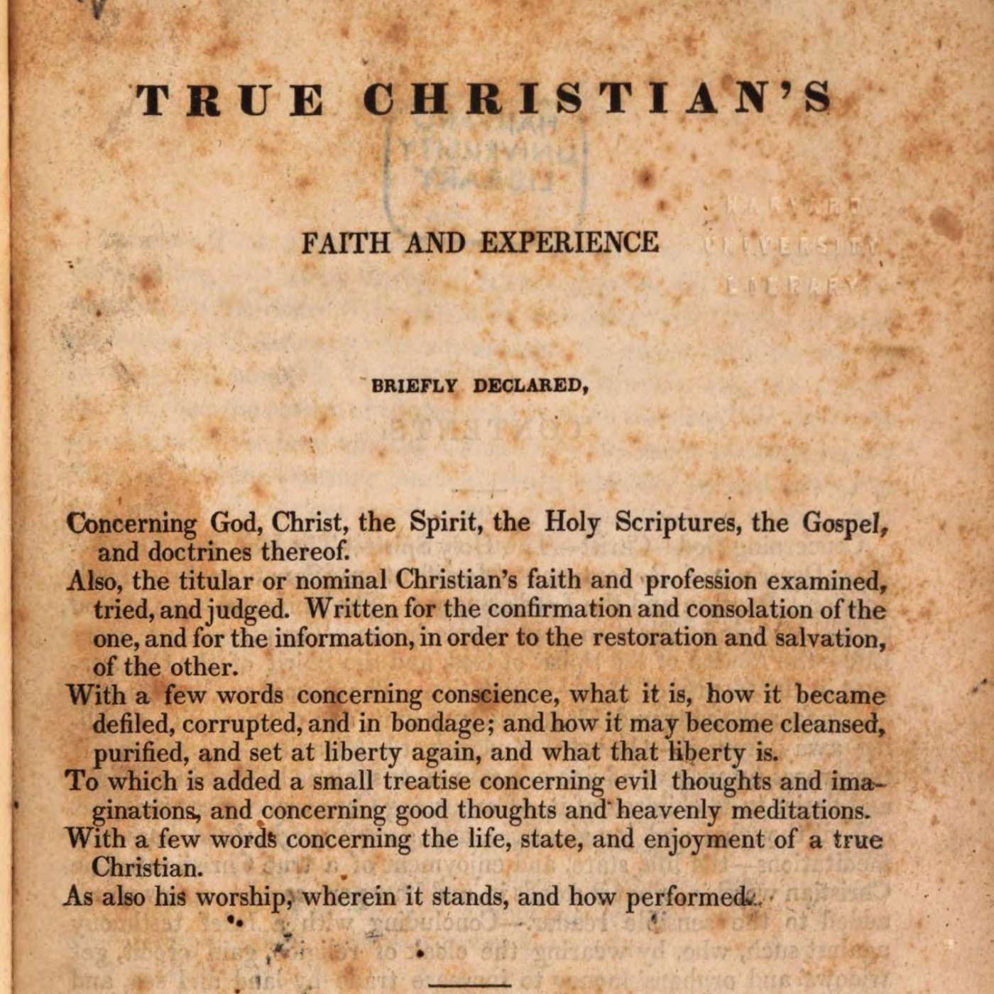 The True Christian’s Faith and Experience #018 Chapter 12, Temptation episode artwork