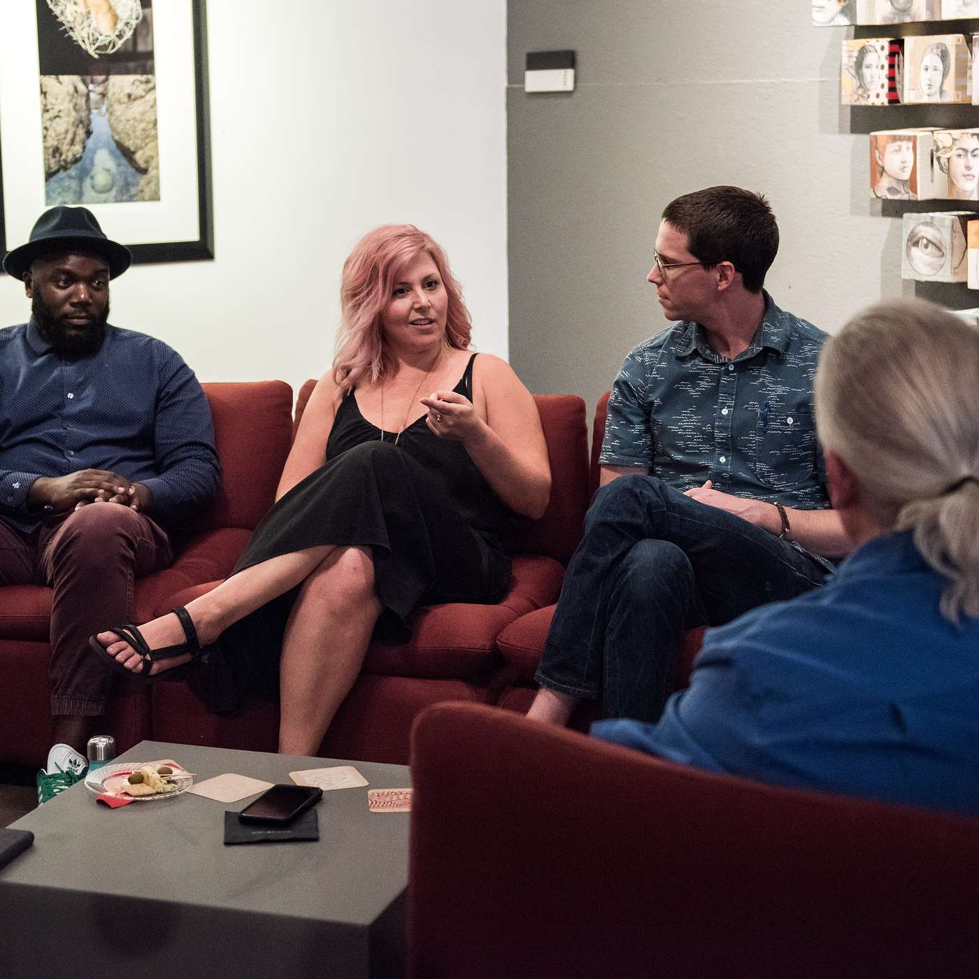 Inspiring Conversations Live At Artspace At Untitled--Panel Discussion And Interview With Daniela Busciglio About Her Work As A Messaging And Communications Consultant And Interview With Christian Pearson About OkSessions
