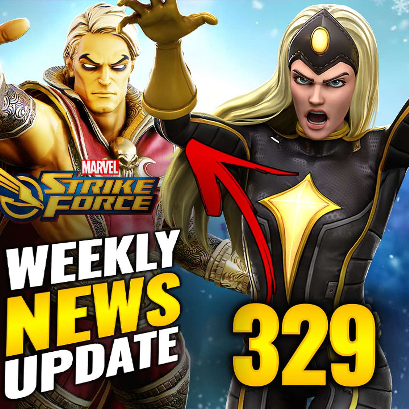 Episode 329: NEW PROMO! CLAIM NOW! New Store Warning! Danger Room & Cataclysm Return! Marvel Strike Force
