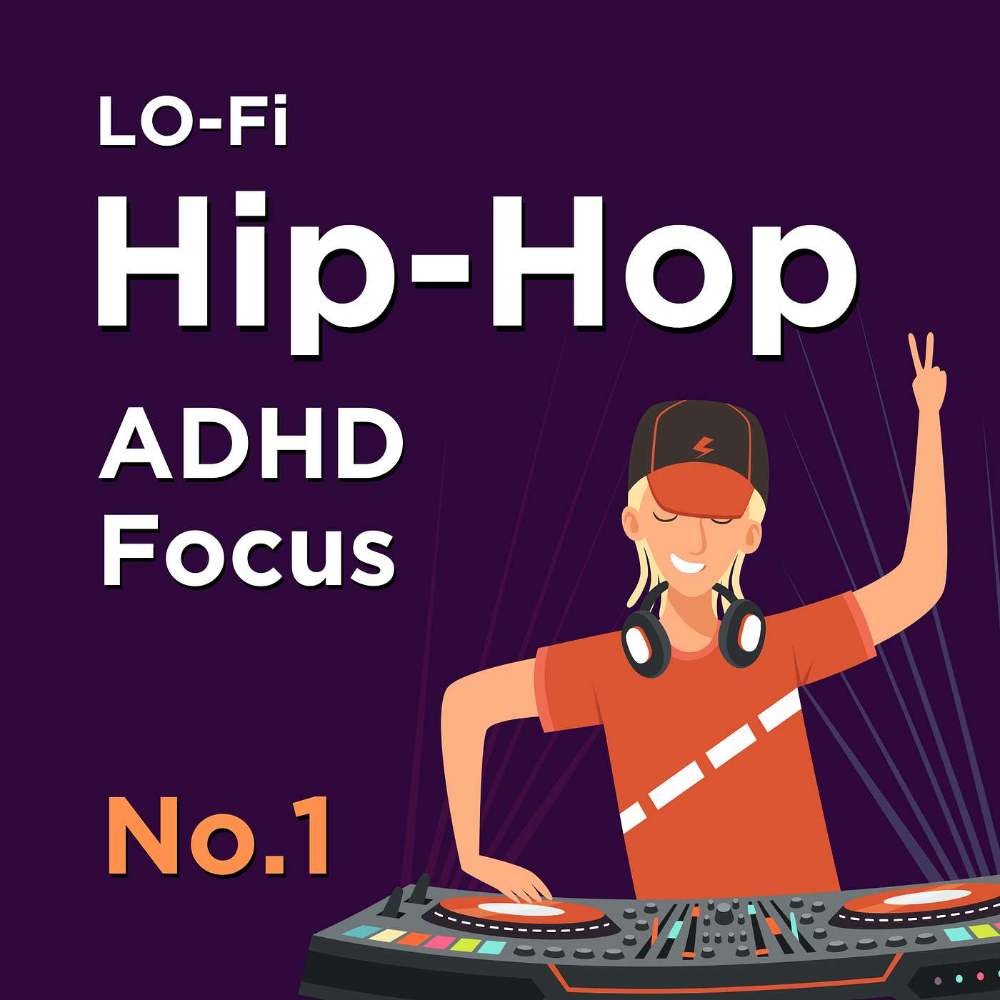 Lo-Fi HIP-HOP No.1 ADHD Ultra Calm Focus Audio LOOPABLE for Anxiety, Hyperfocus + Sleep