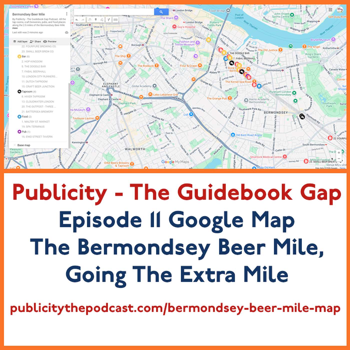Ep 11 Trailer - Bermondsey Beer Mile - Going The Extra Mile episode artwork