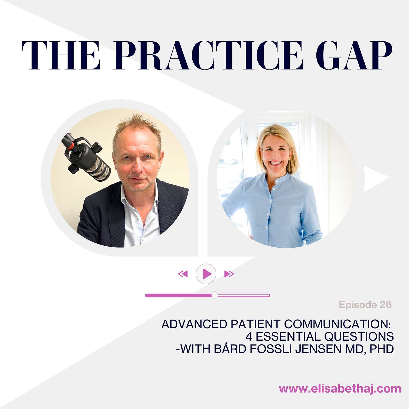 #26 Advanced Patient Communication: 4 Essential Questions. With Bård Fossli Jensen Phd episode artwork